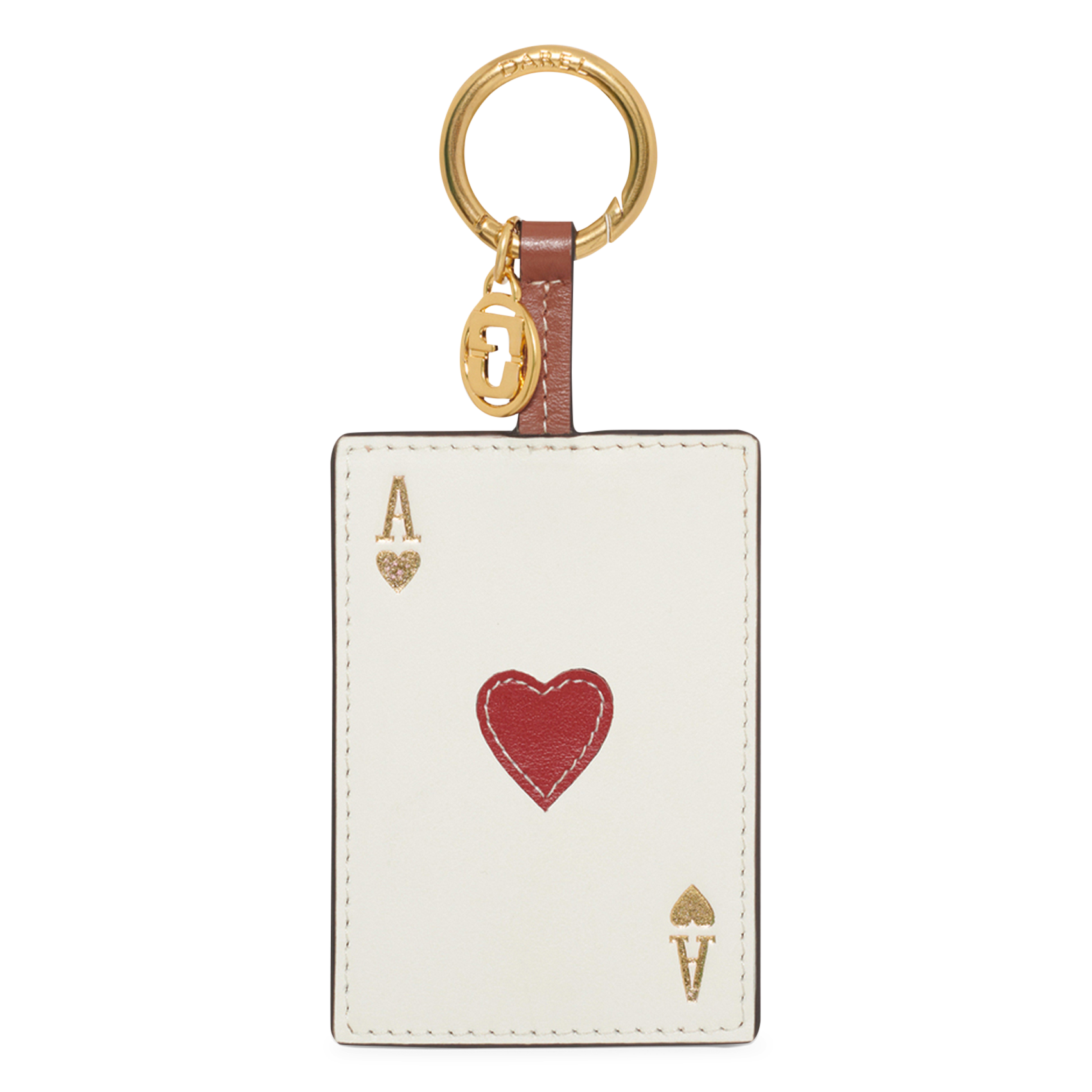 Porte-clés en cuir GERARD DAREL Rouge