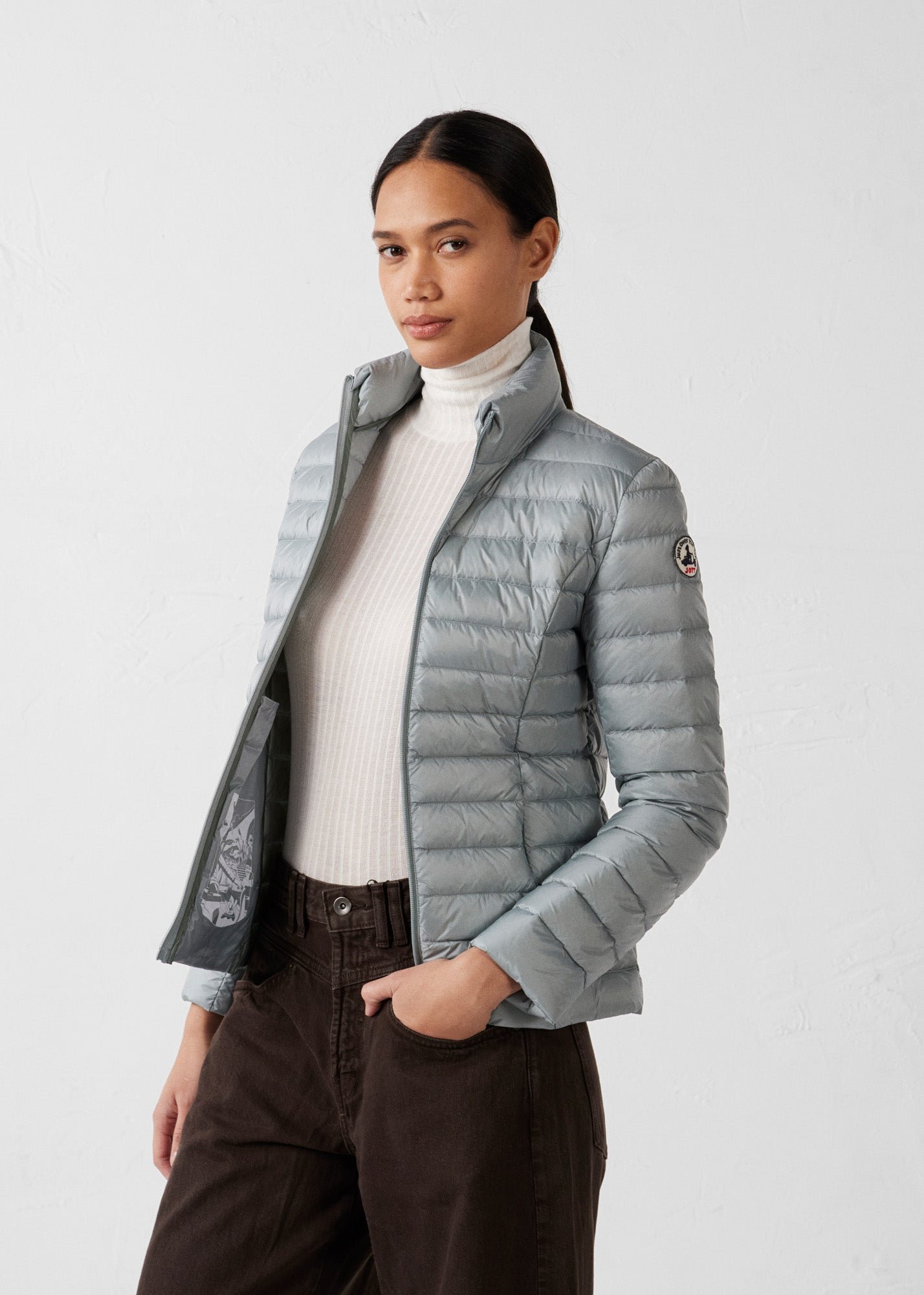 Lightweight down jacket JOTT Grey