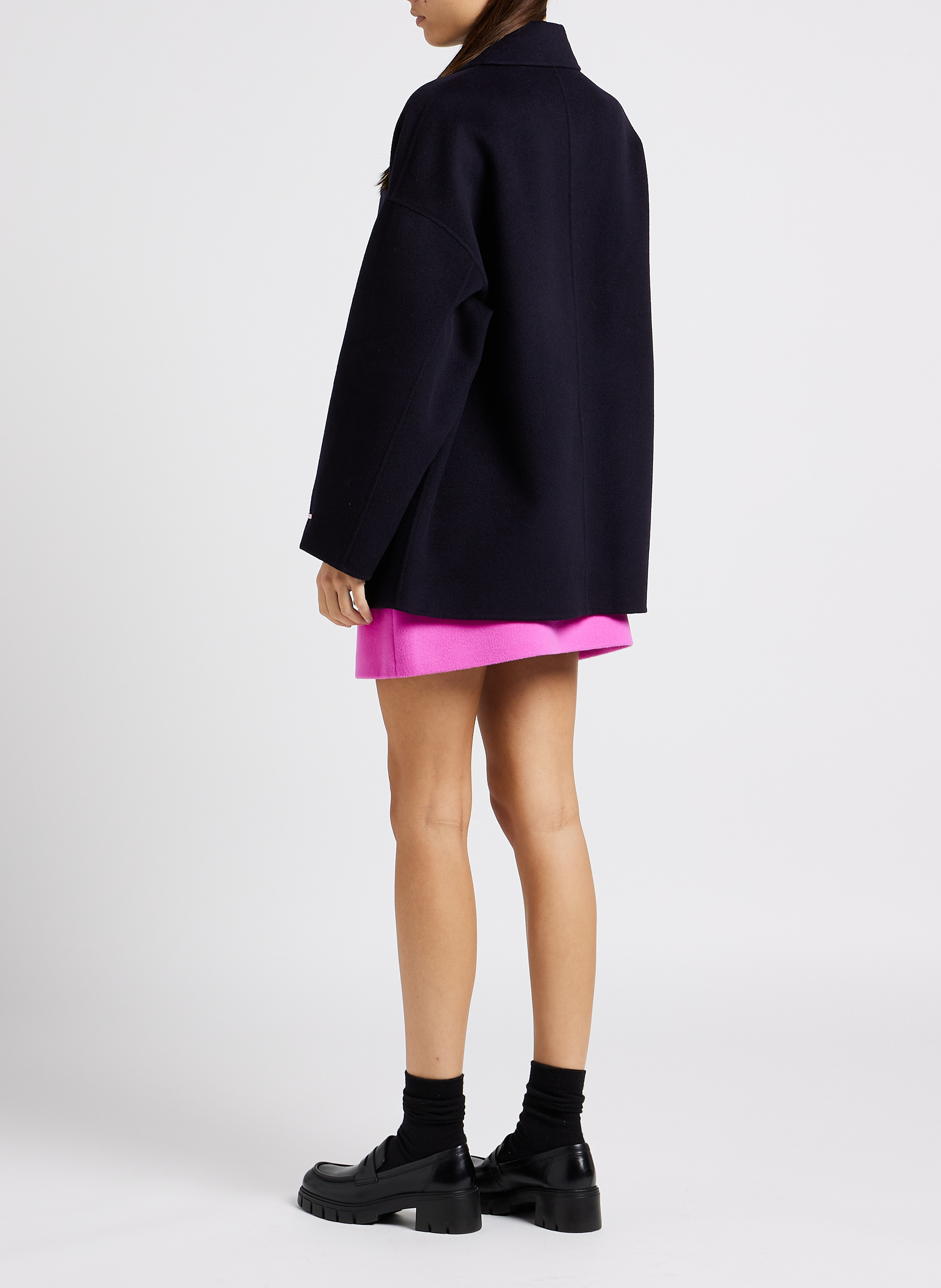 Short wool skirt MAX&Co. Pink