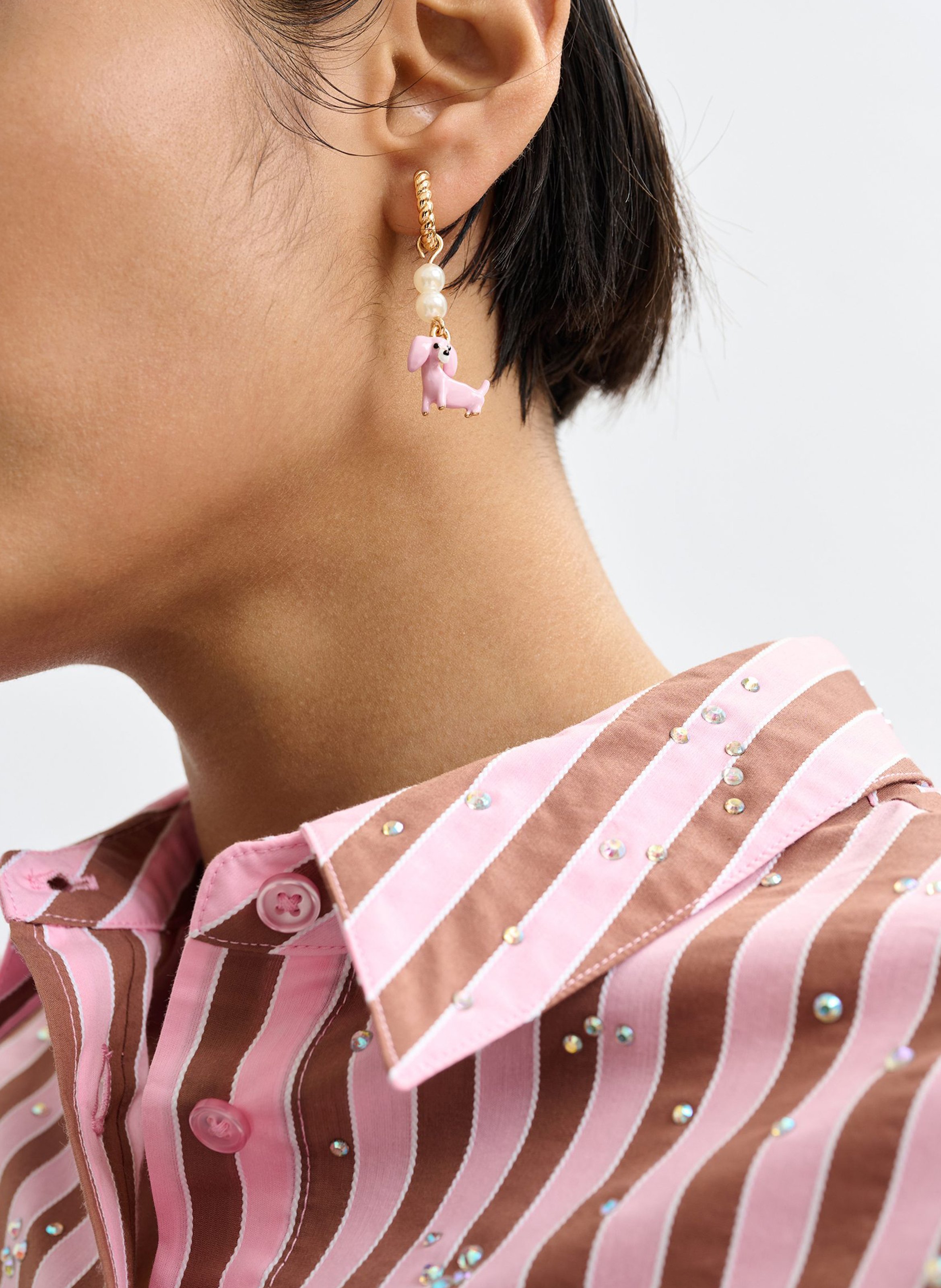 Fashion earrings ESSENTIEL ANTWERP Golden