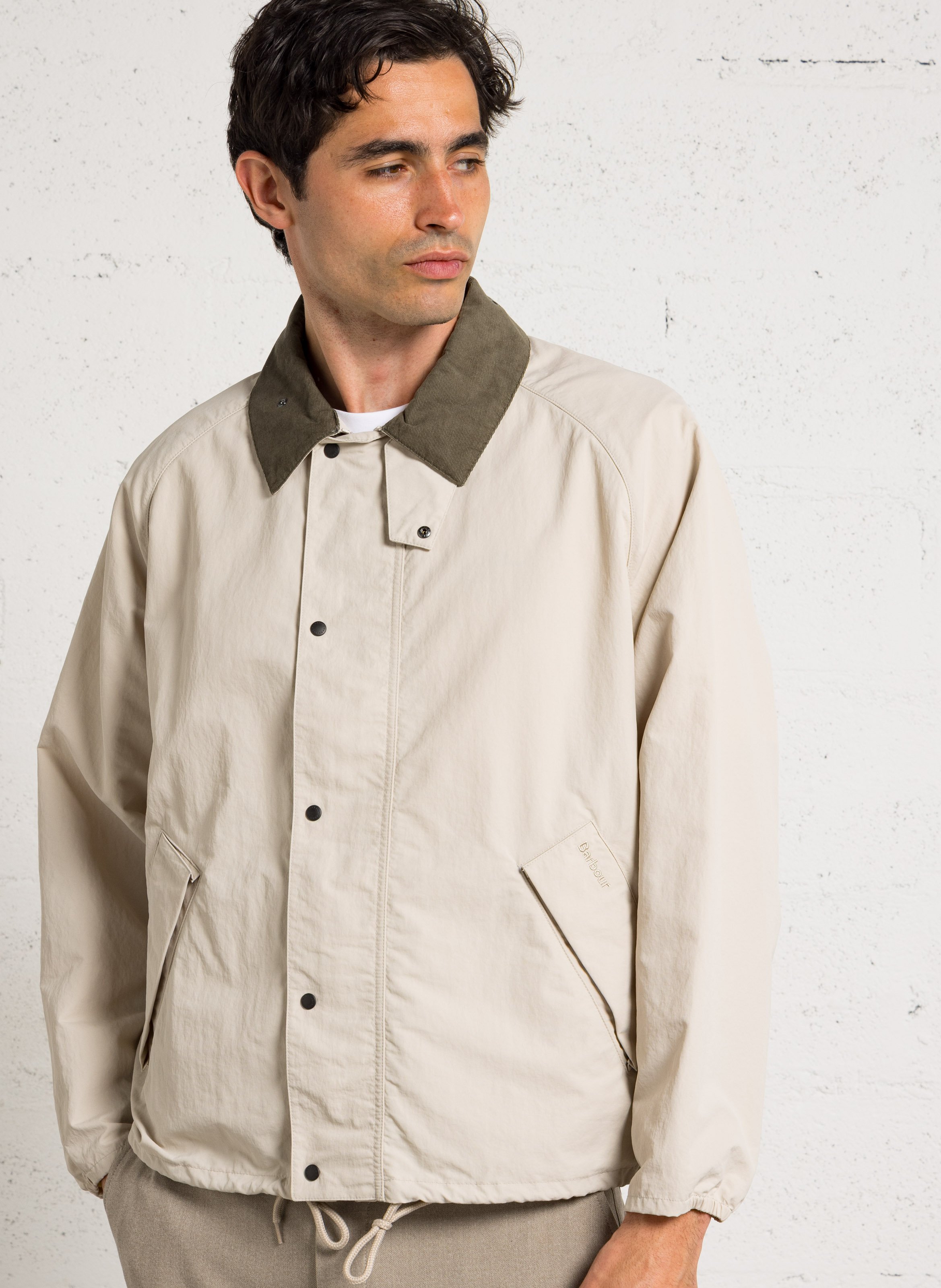 Veste droite col classique BARBOUR Beige