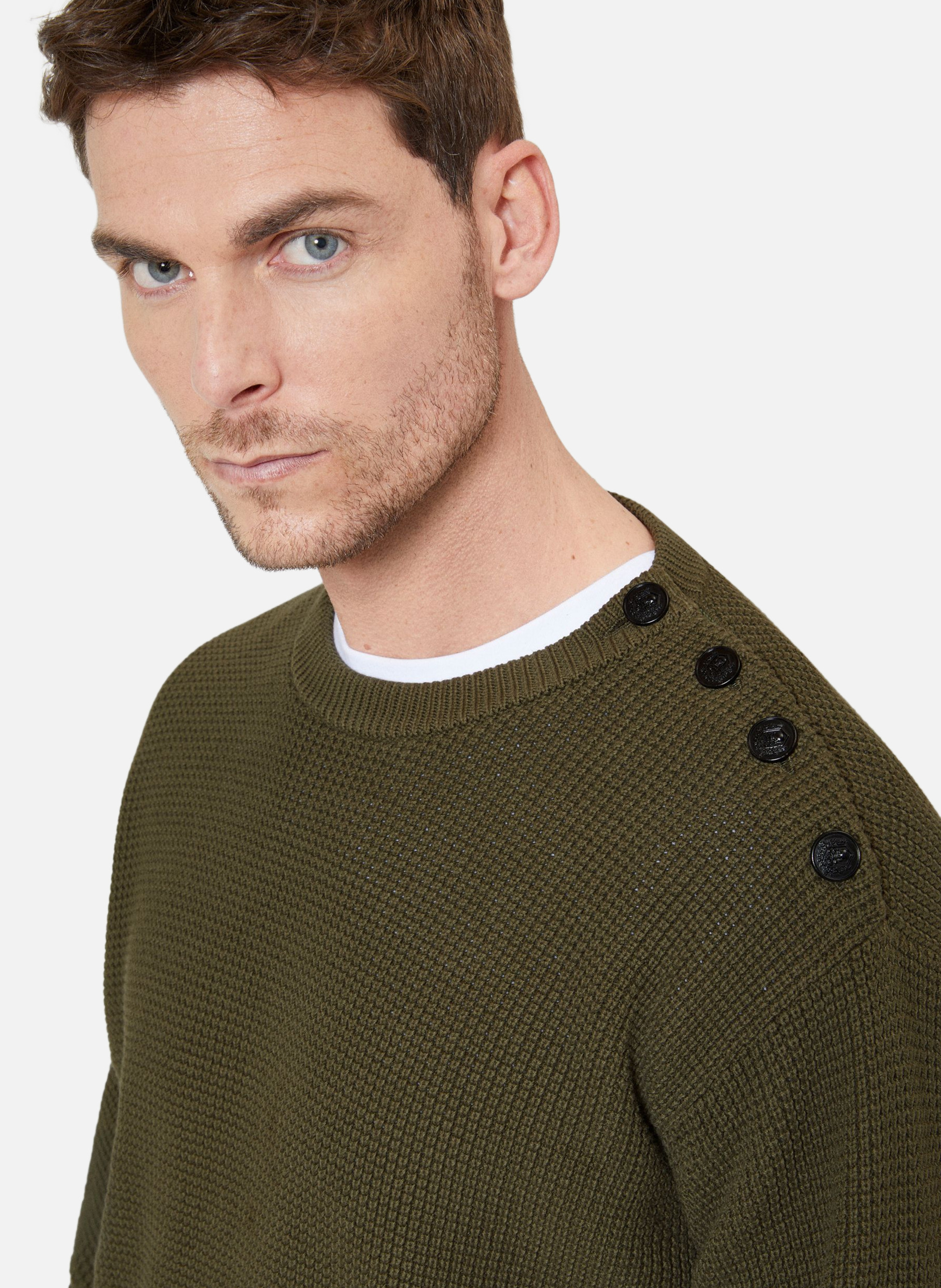 Button-up sweater THE KOOPLES Green