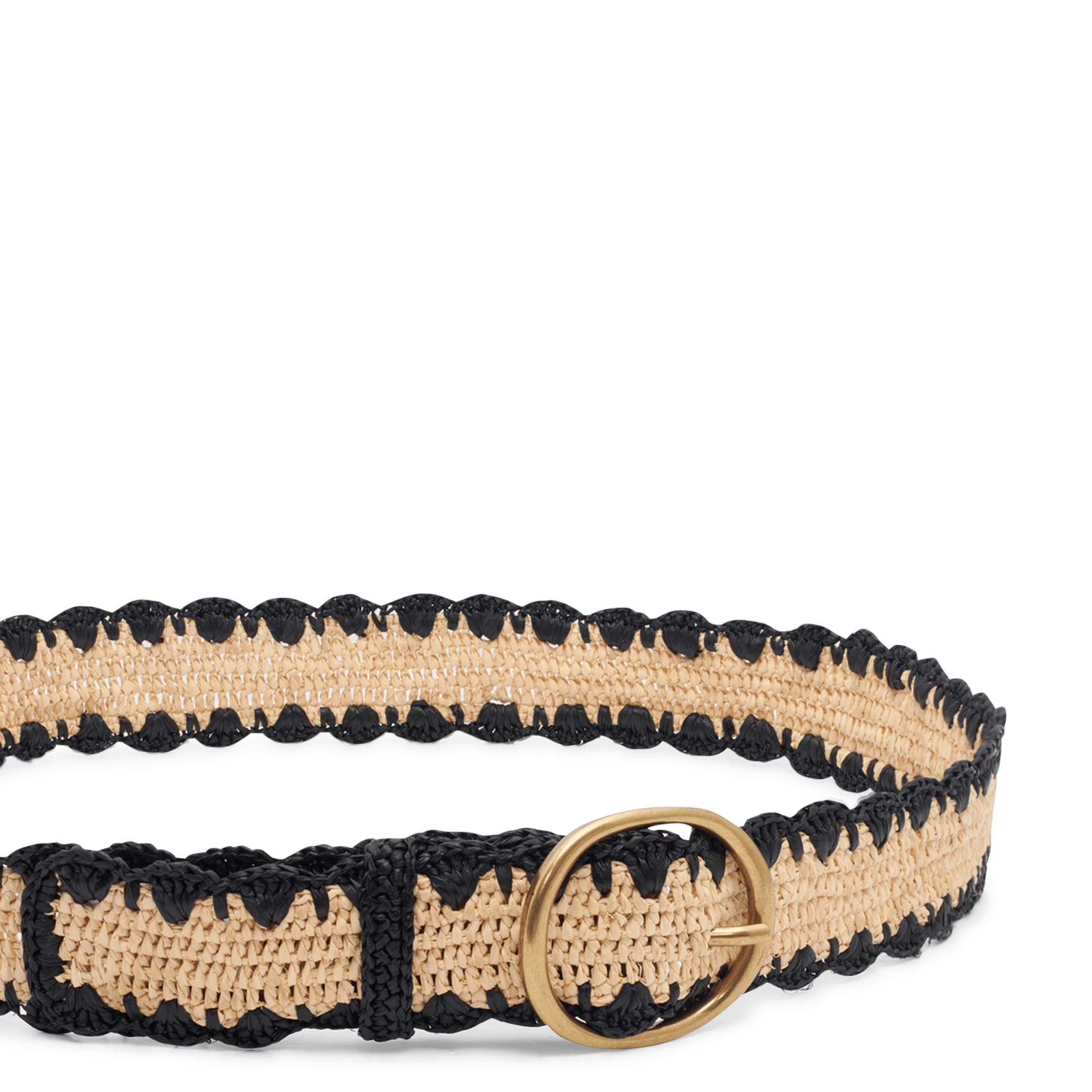 Ceintuur van raffia GERARD DAREL Zwart