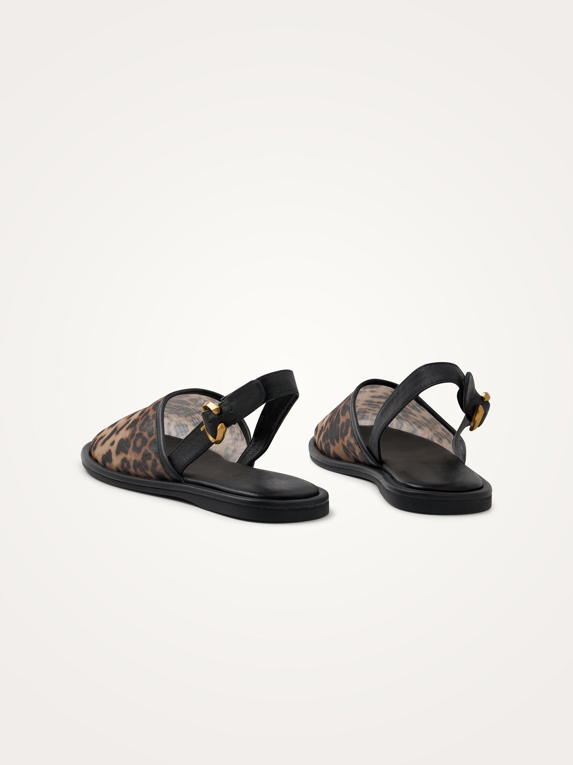 Woven slingback sandals with strap VANESSA WU Sheer