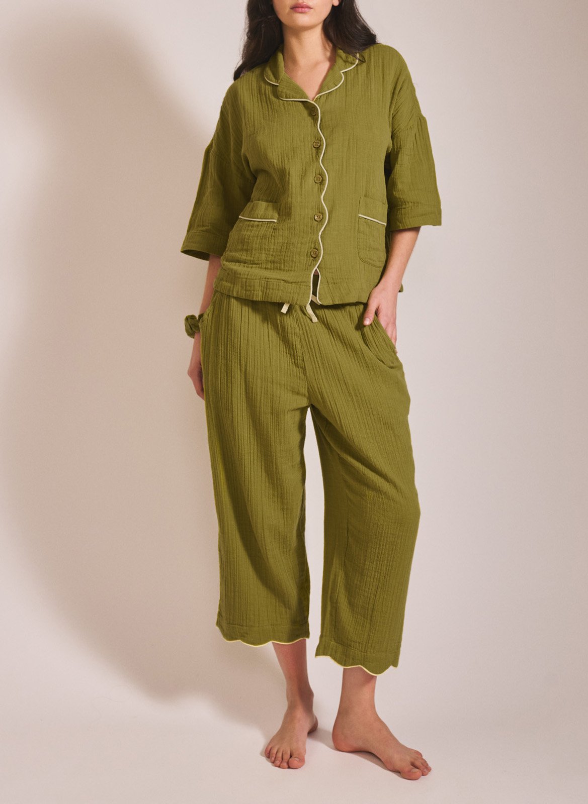 JEASON PLUS - Pyjama TBCO Grun