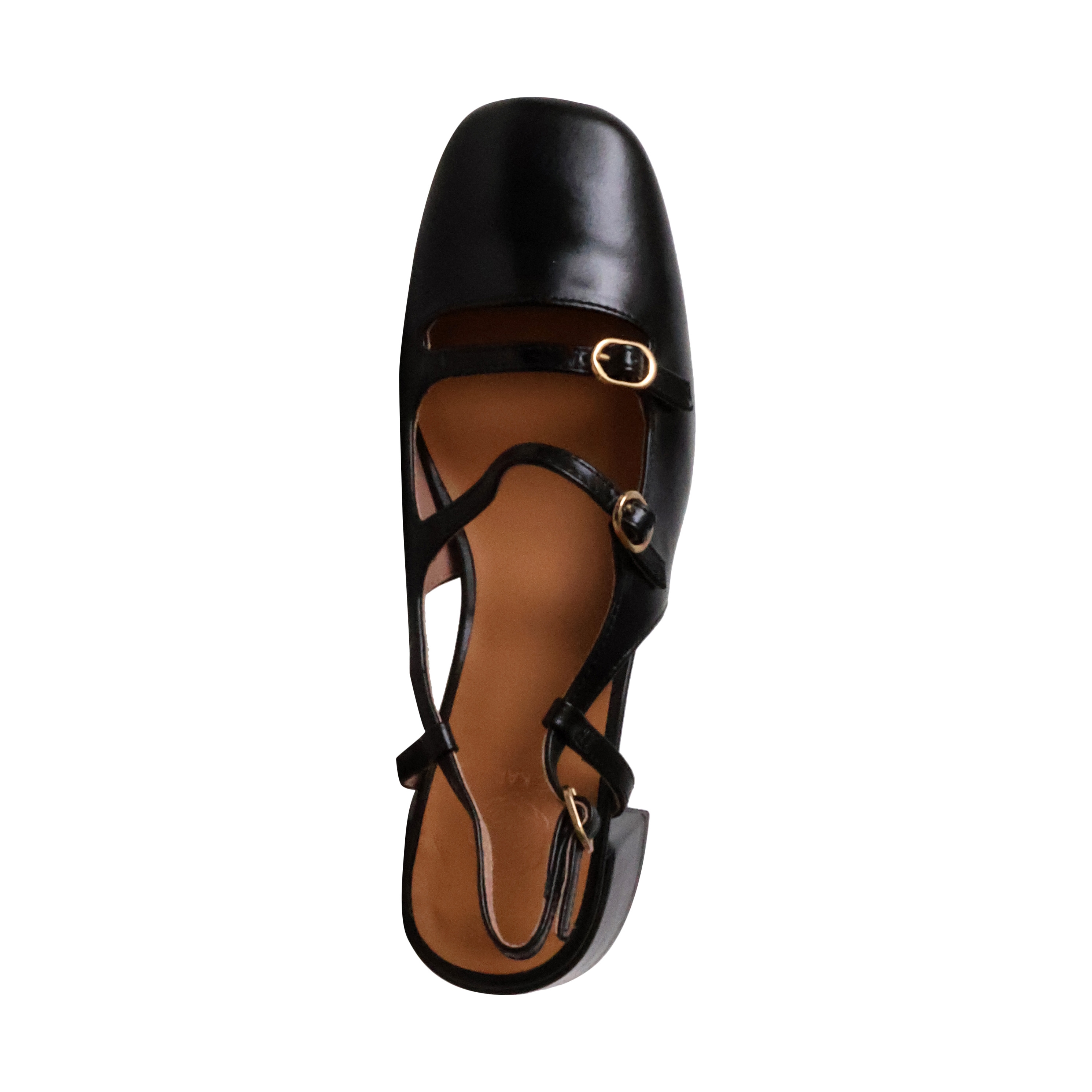 Escarpins cuir à talon  angeline EMILIE KARSTON Black