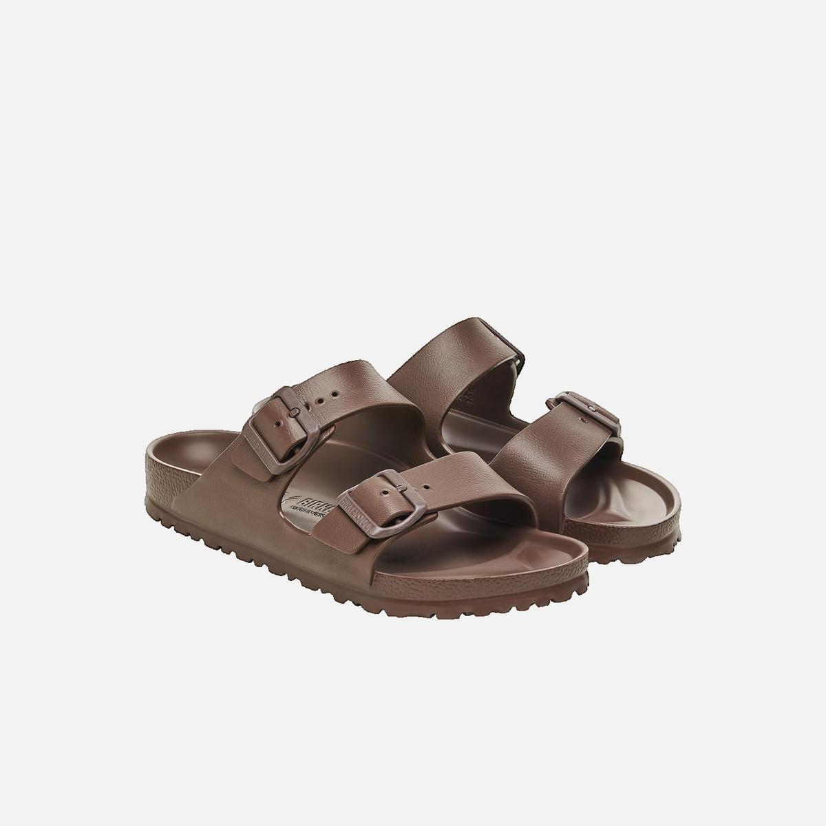 Arizona flat sandals BIRKENSTOCK Brown