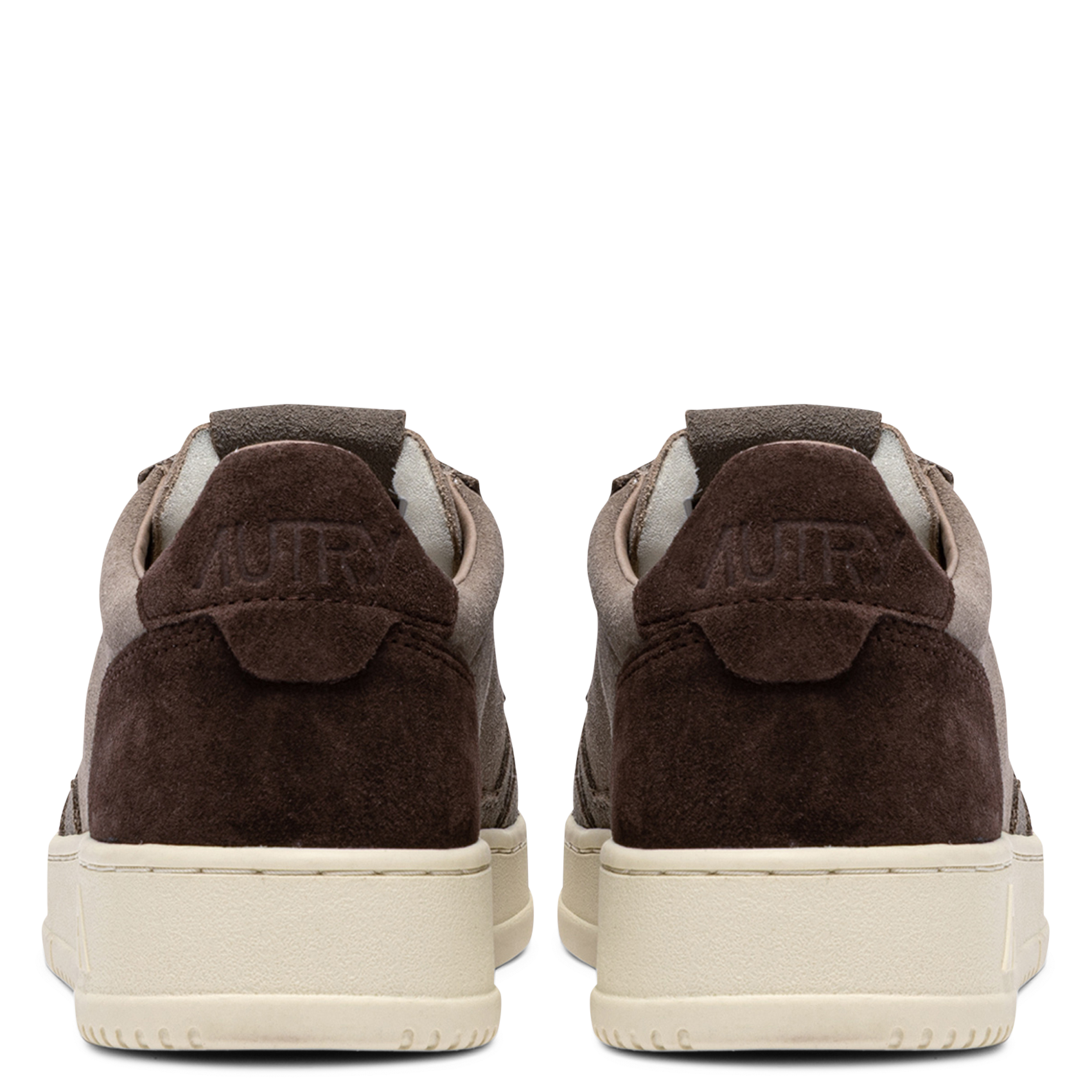 Niedrige Sneaker aus Leder-Mix | Braun AUTRY Herren