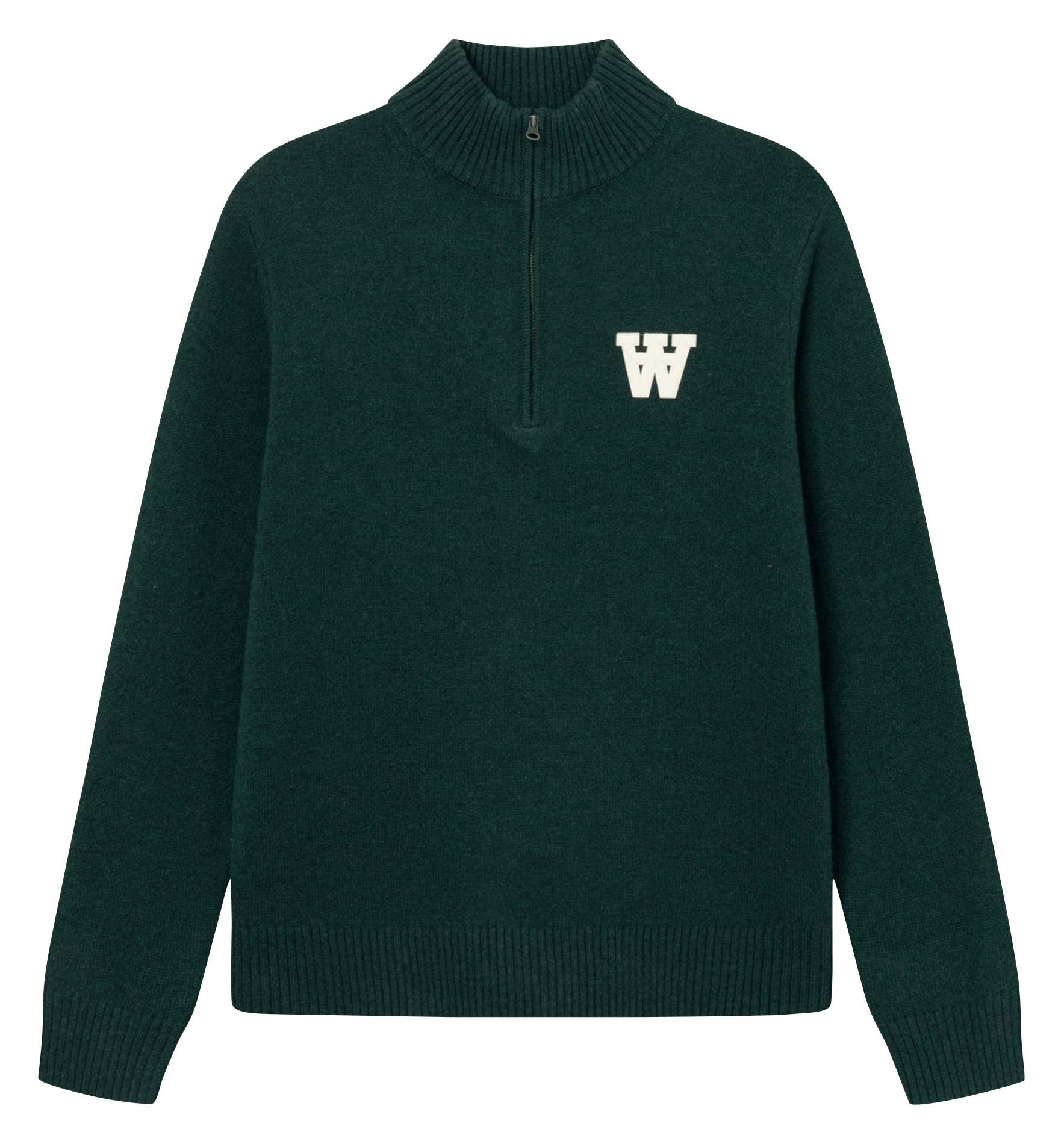 Pull droit en laine  Green