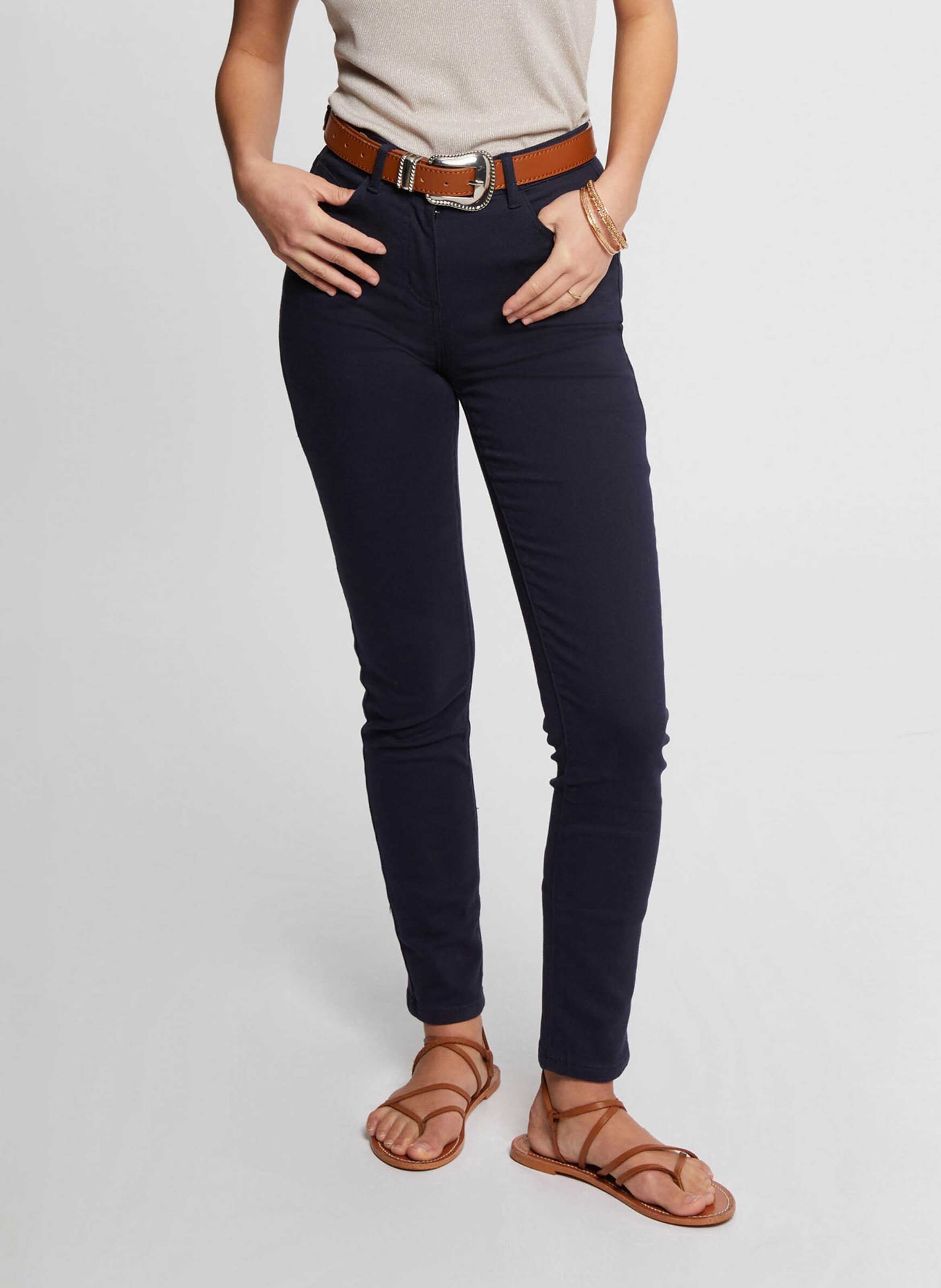 Jean skinny en coton mélangé  MORGAN