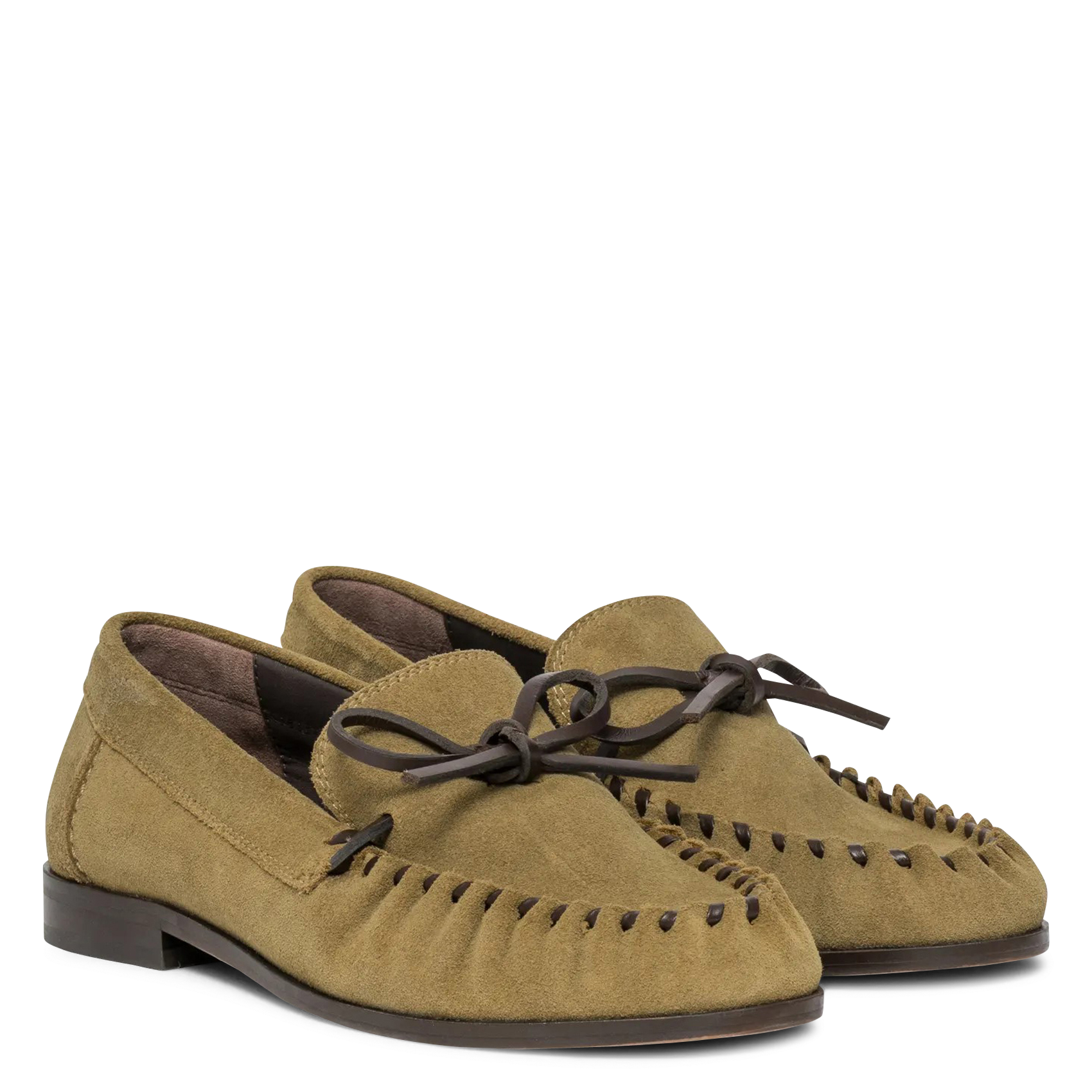 Mocassins en cuir BOCAGE Beige