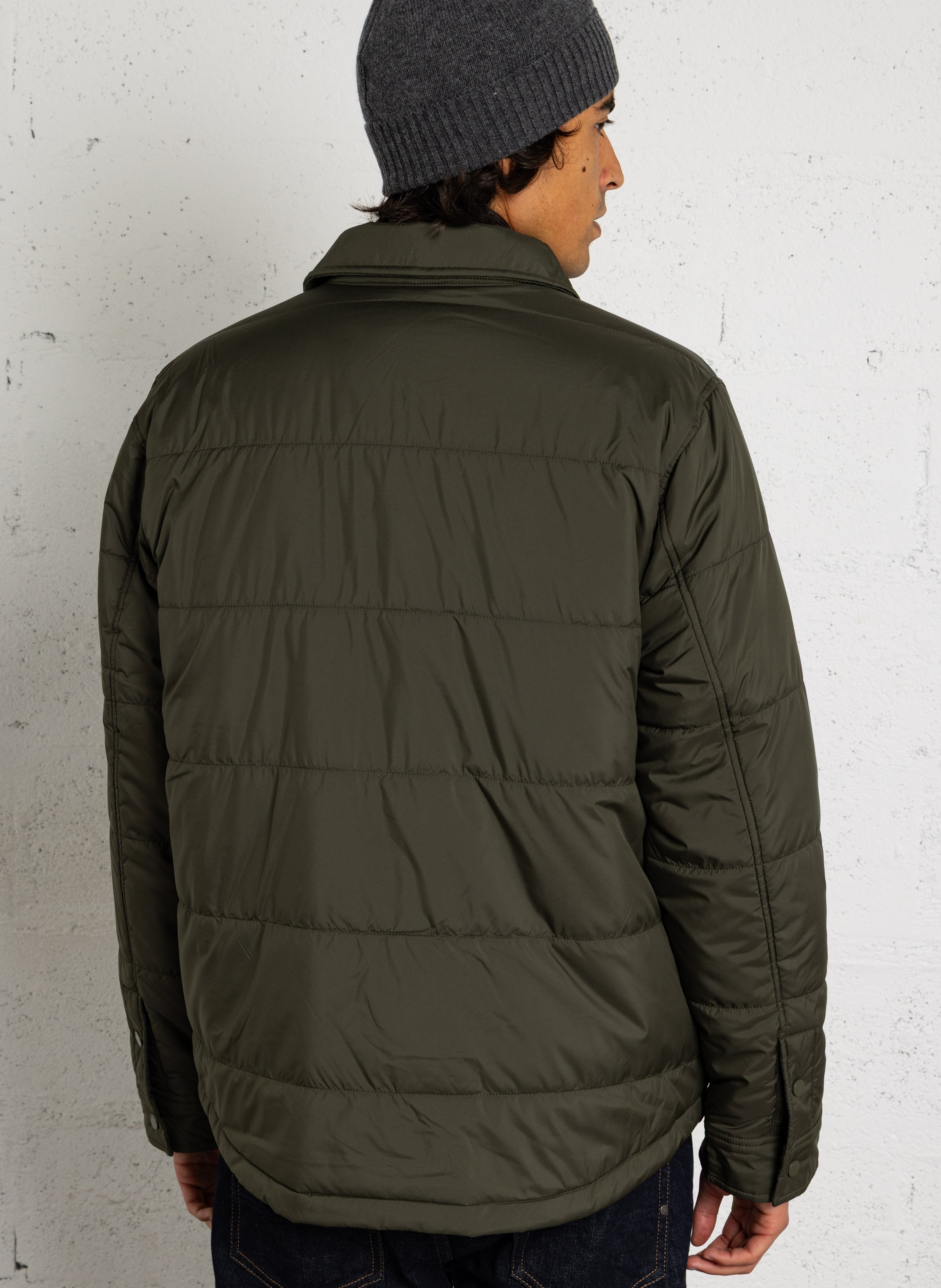 Gerader Steppblouson mit klassischem Kragen PEPE JEANS Grun