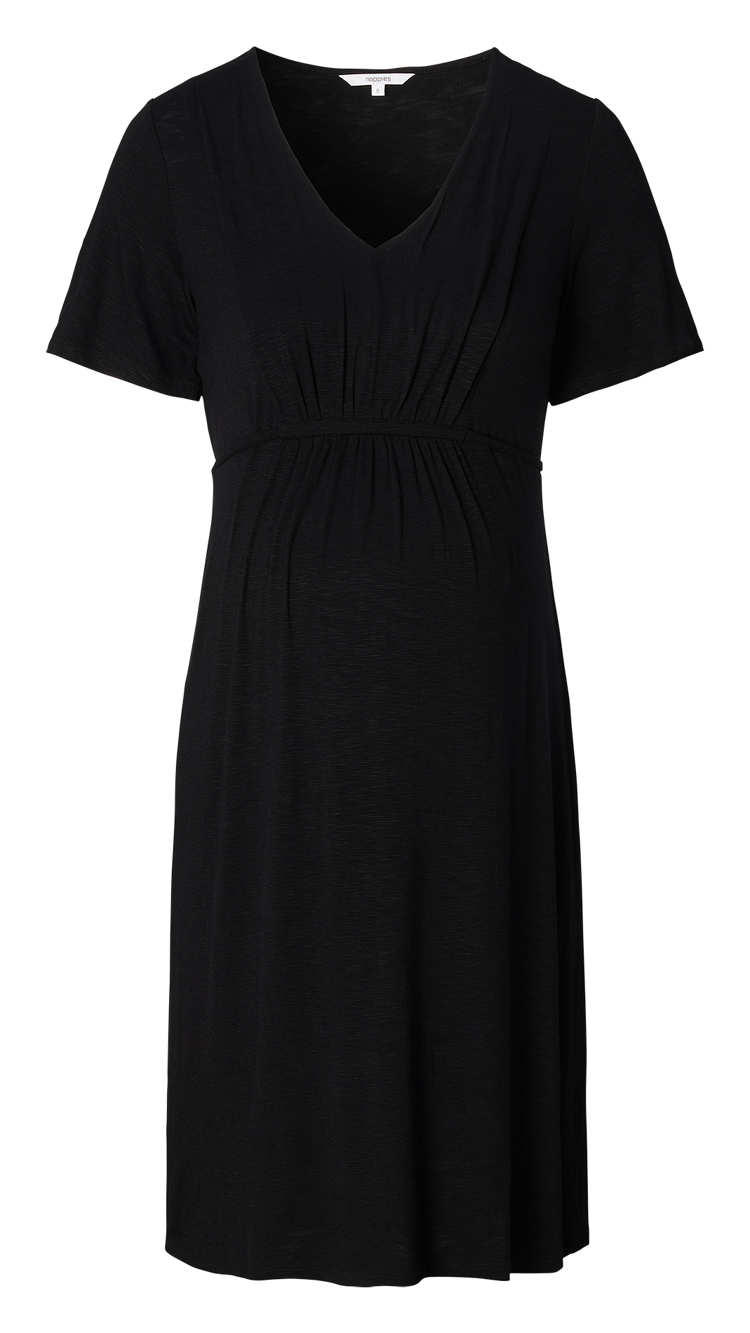 Stretch viscose midi dress NOPPIES Black