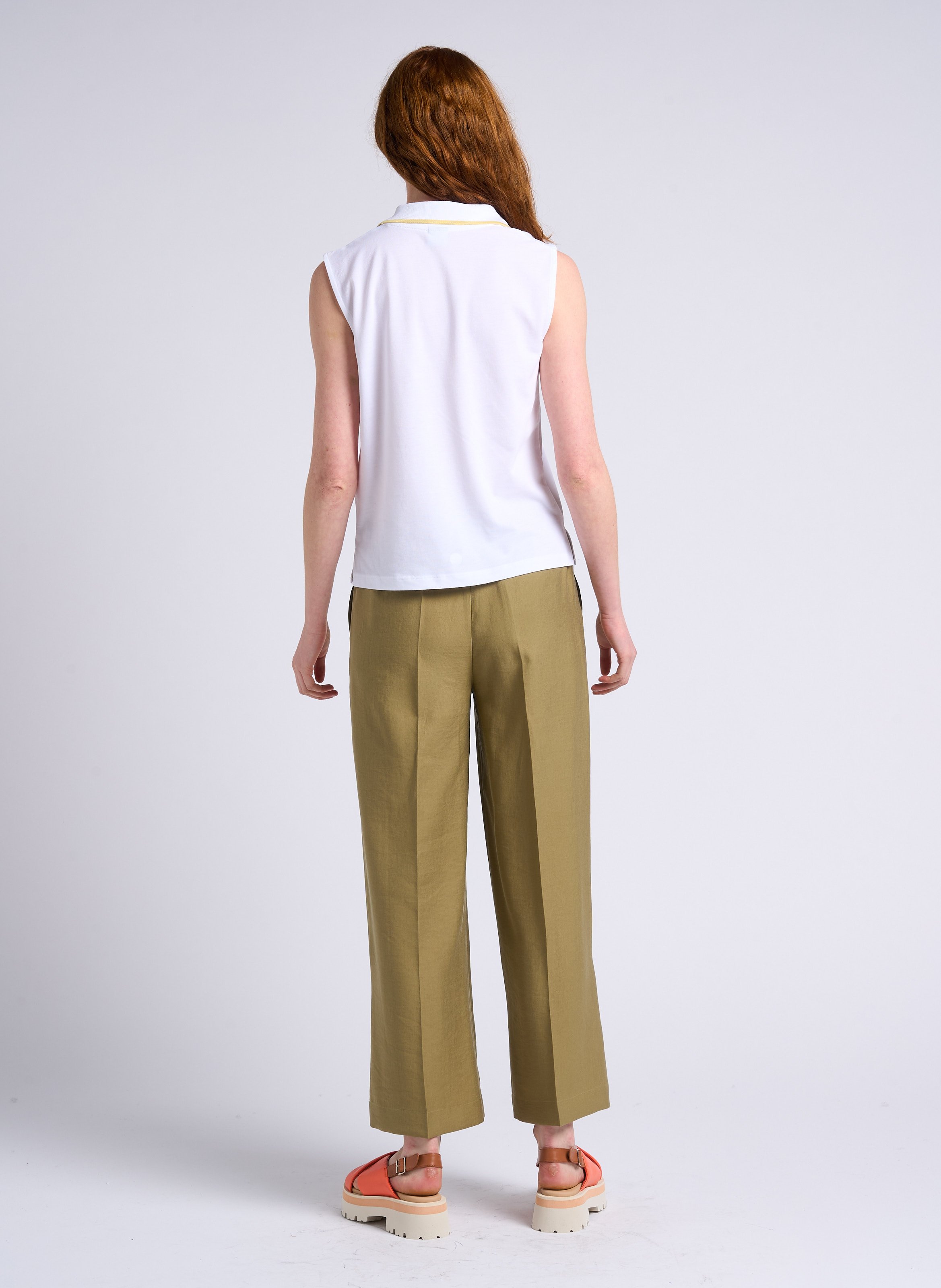 Weite Cropped-Hose PAUL SMITH Grun