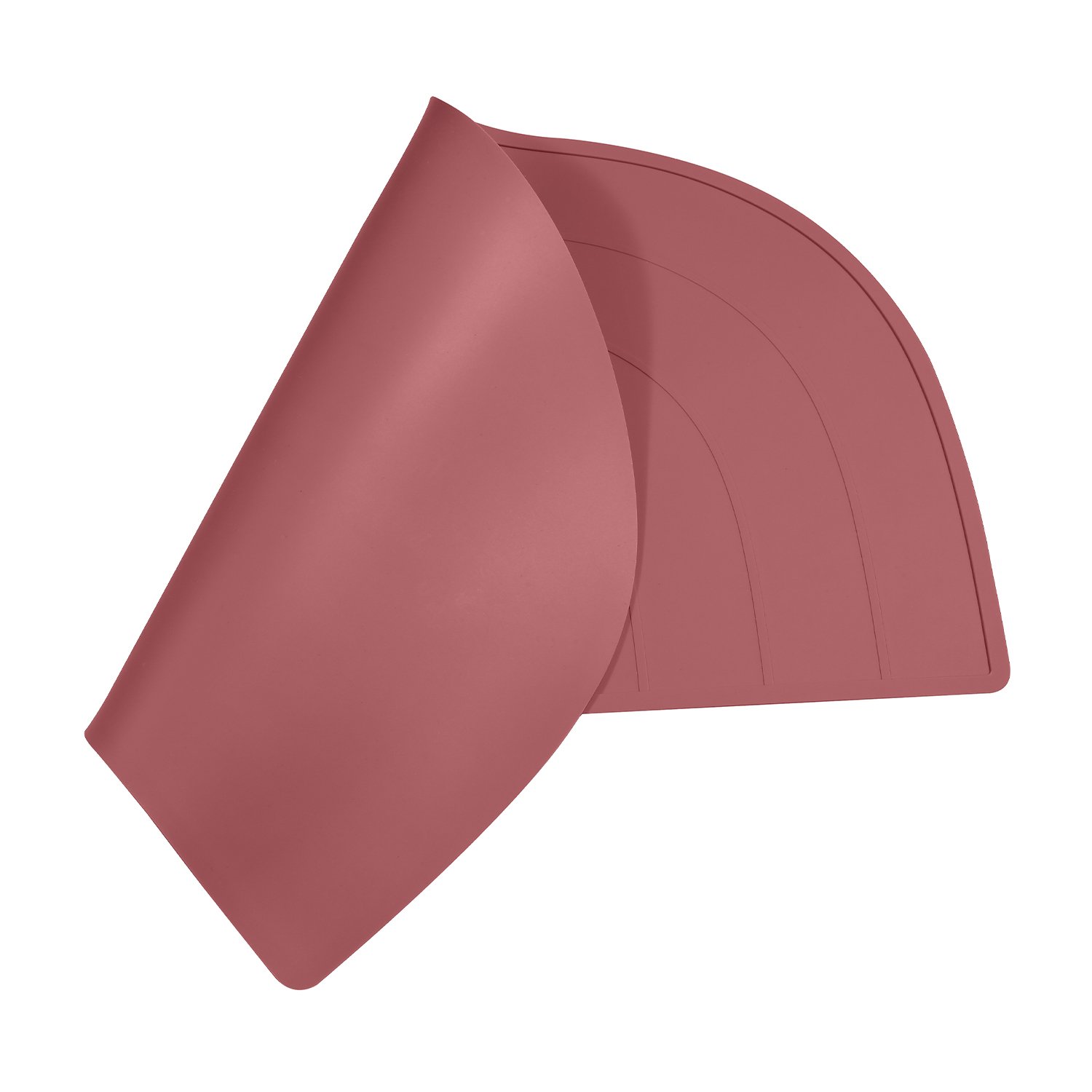 Set de table arc-en-ciel en silicone KINDSGUT Rose