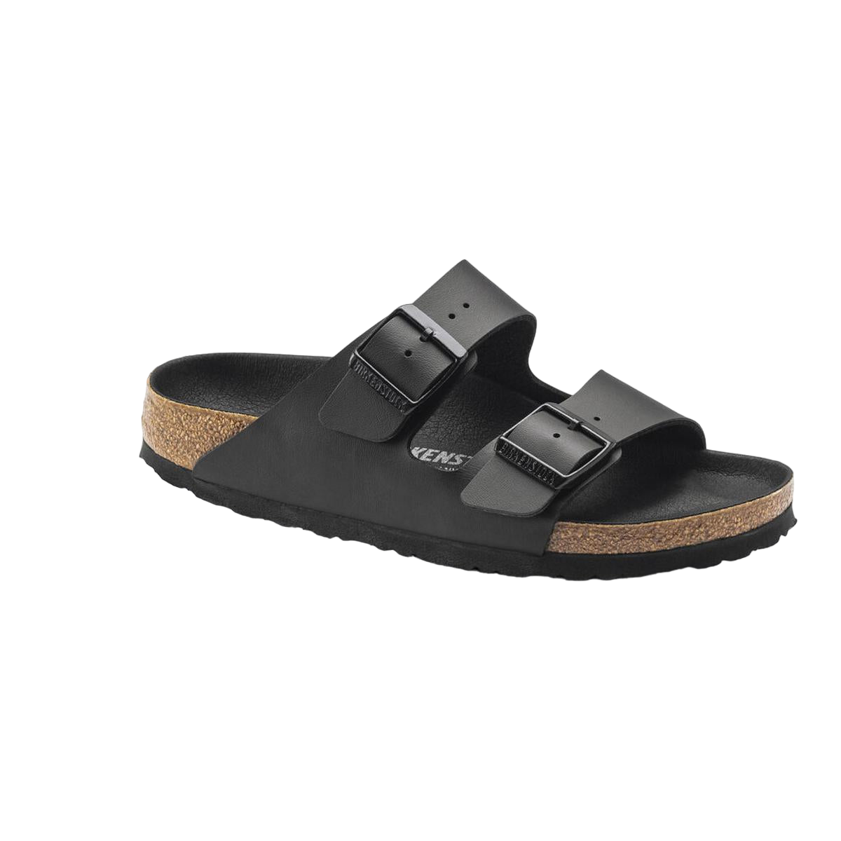 Faux leather sandals BIRKENSTOCK Black