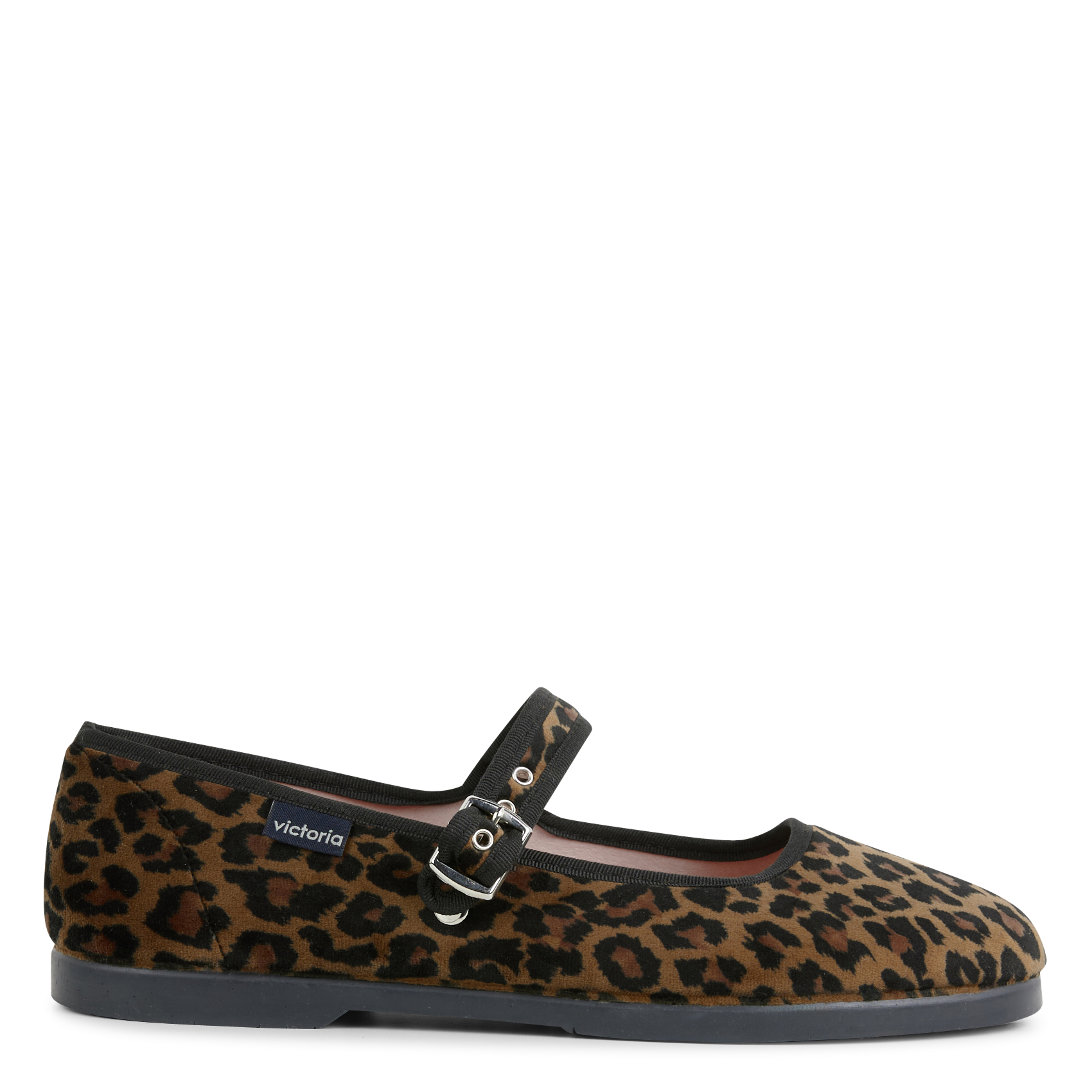 Ballerines imprimées VICTORIA Marron