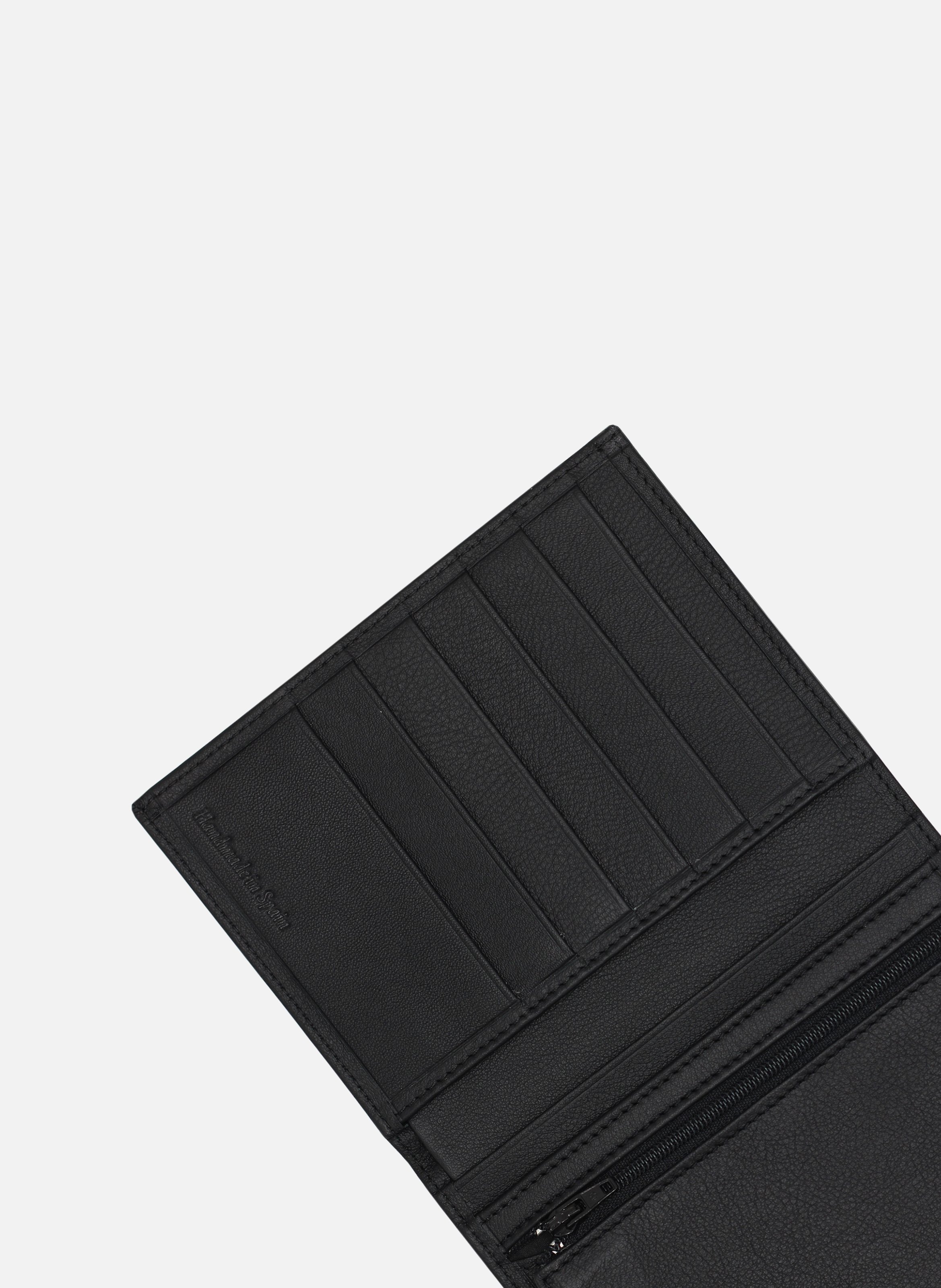 Grained leather wallet JULES & JENN Black