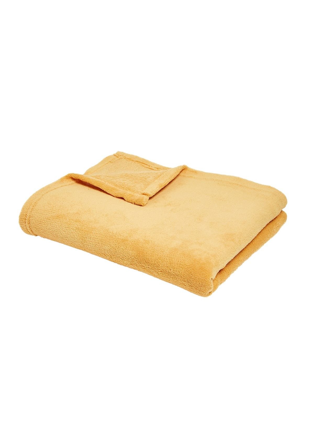 Plain throw TODAY LINGE DE MAISON Yellow