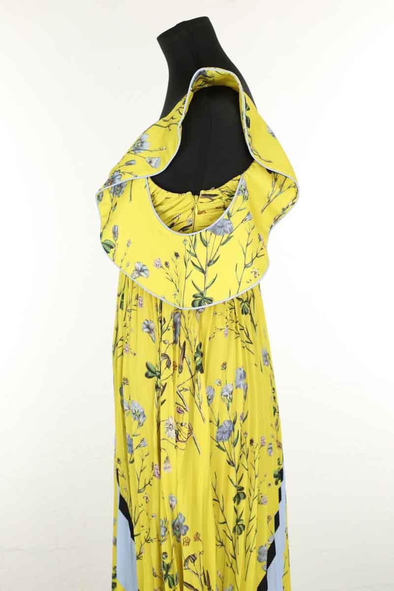 Yellow dress SELF PORTRAIT - Seconde Main Yellow