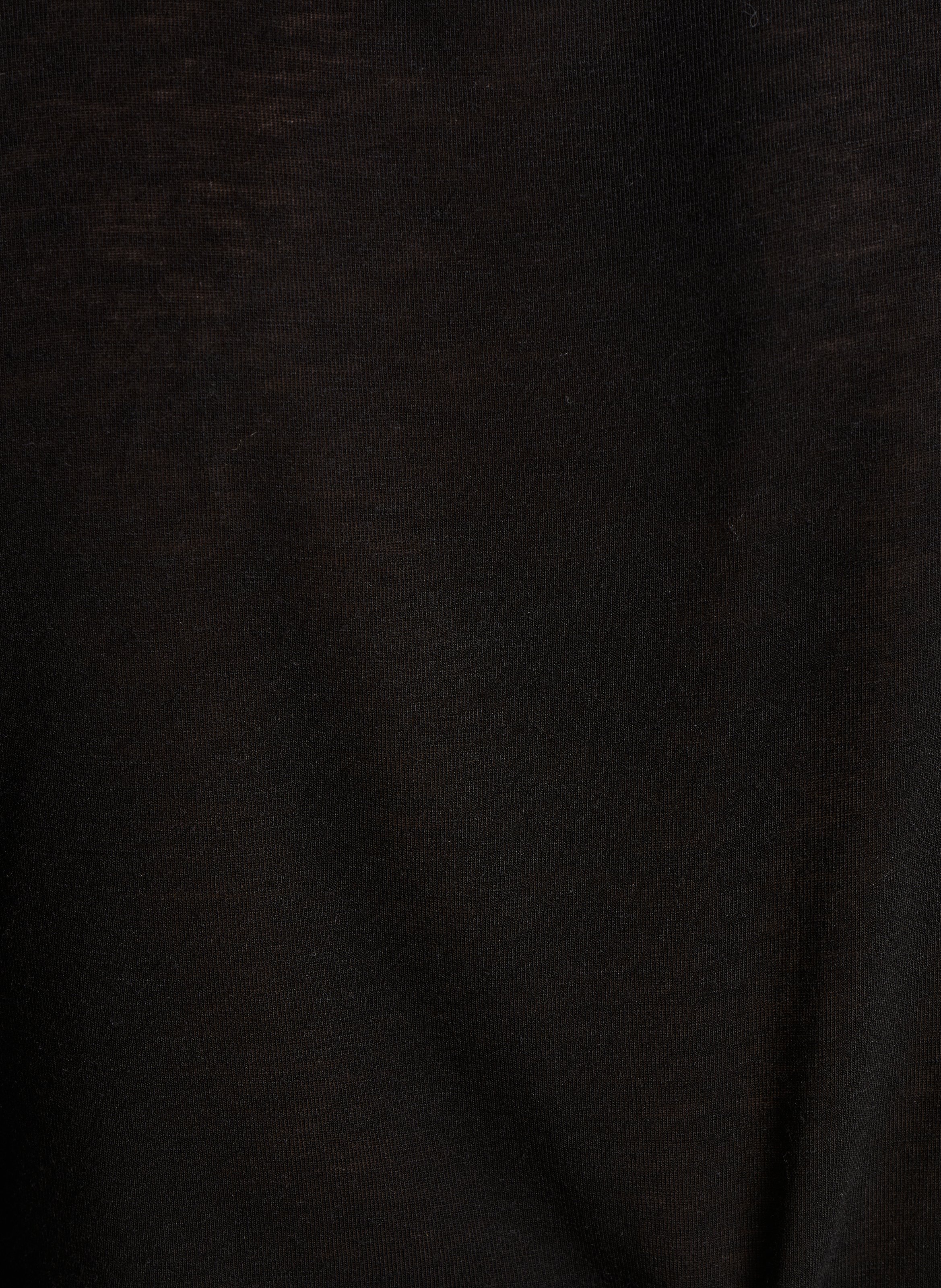 Top col roulé LA FEE MARABOUTEE Noir