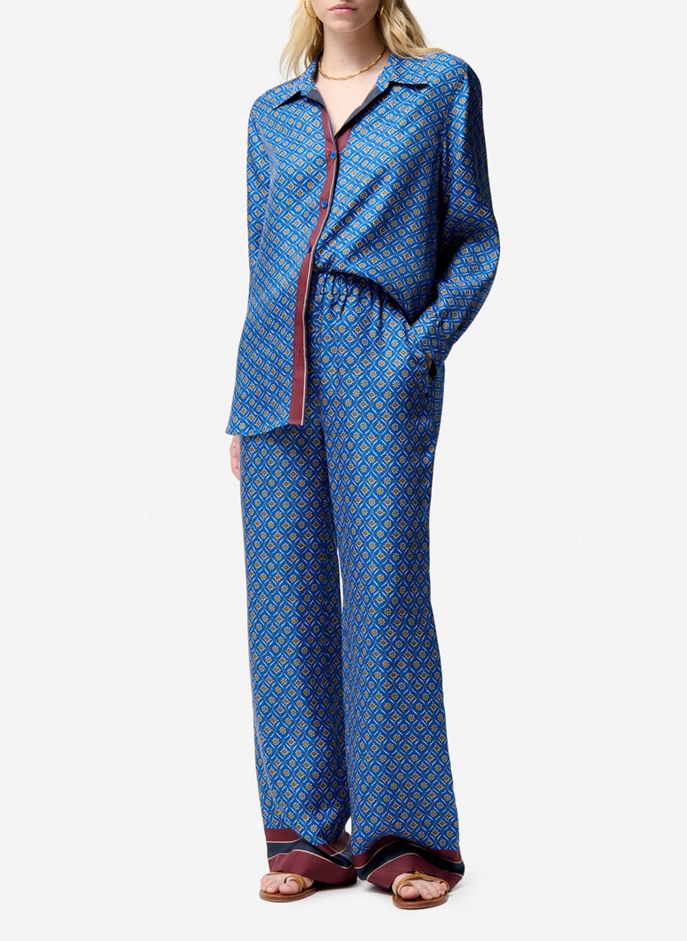 Chemise col classique imprimée VANESSA BRUNO Blue