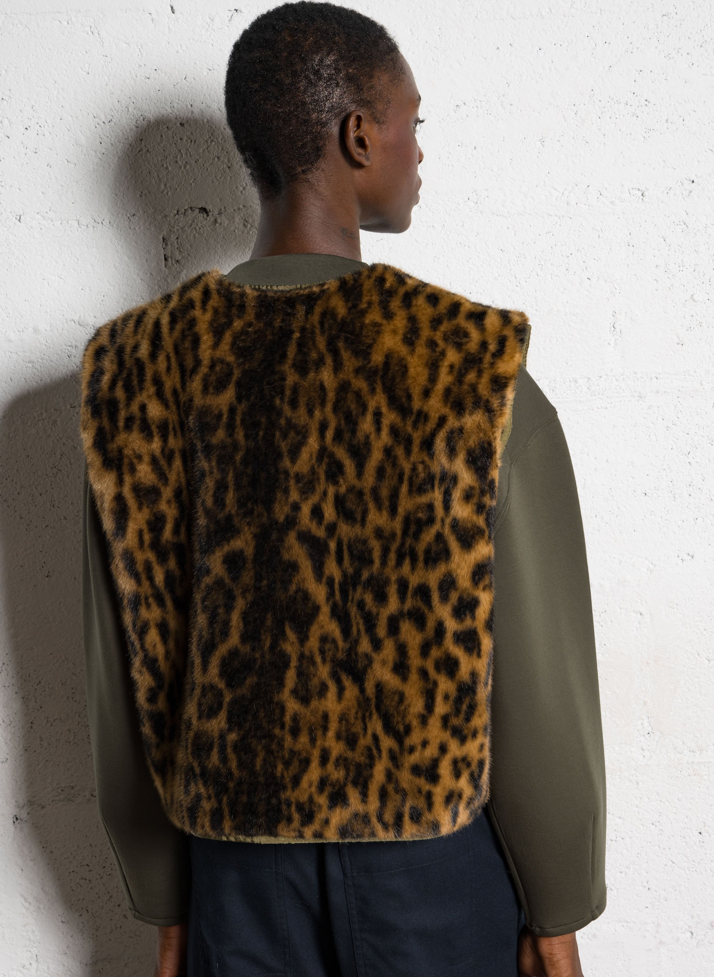 Gewatteerd jasje met ronde hals BELLEROSE Groen