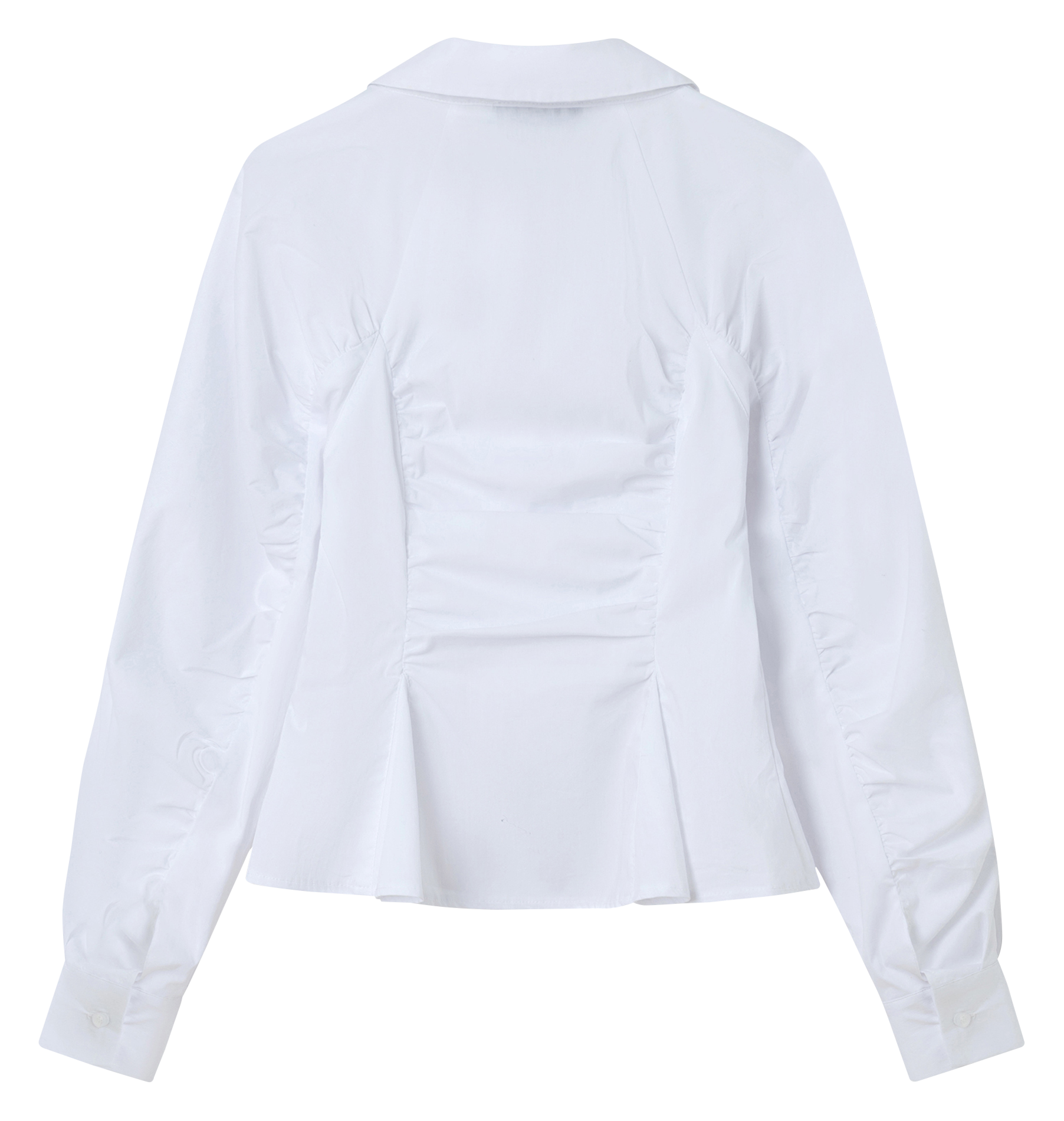 Cotton and linen shirt with classic collar LAAGAM White