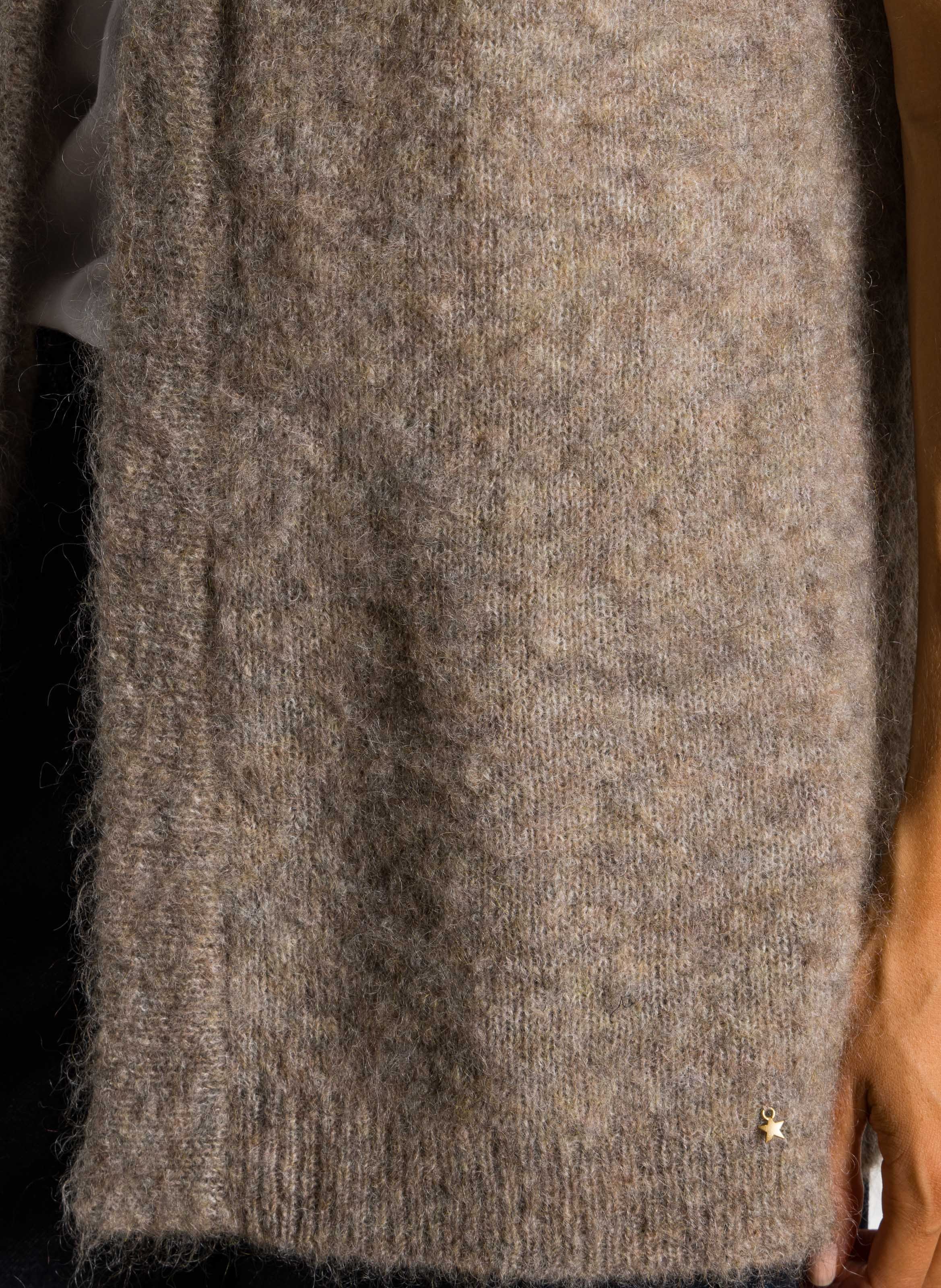 Sleeveless wool-blend cardigan DES PETITS HAUTS Beige