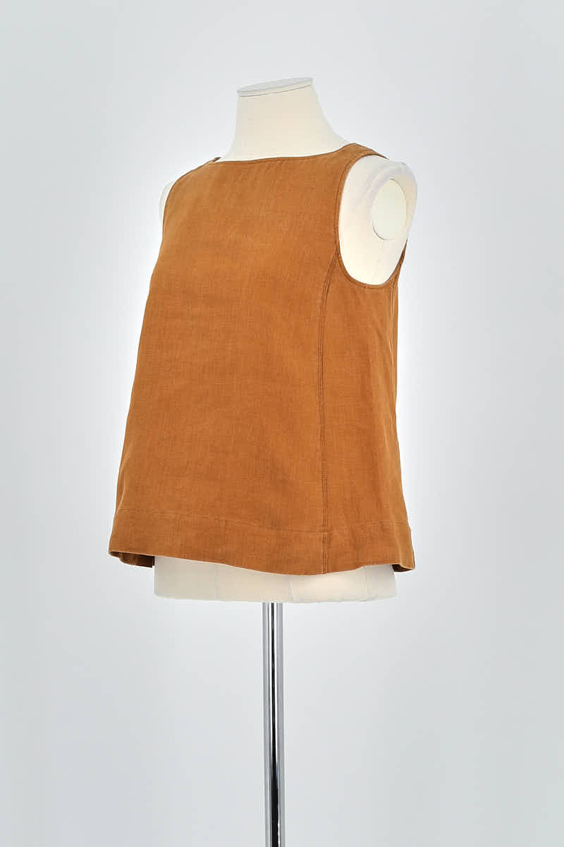 Azawood sleeveless top SEZANE - Seconde main Brown