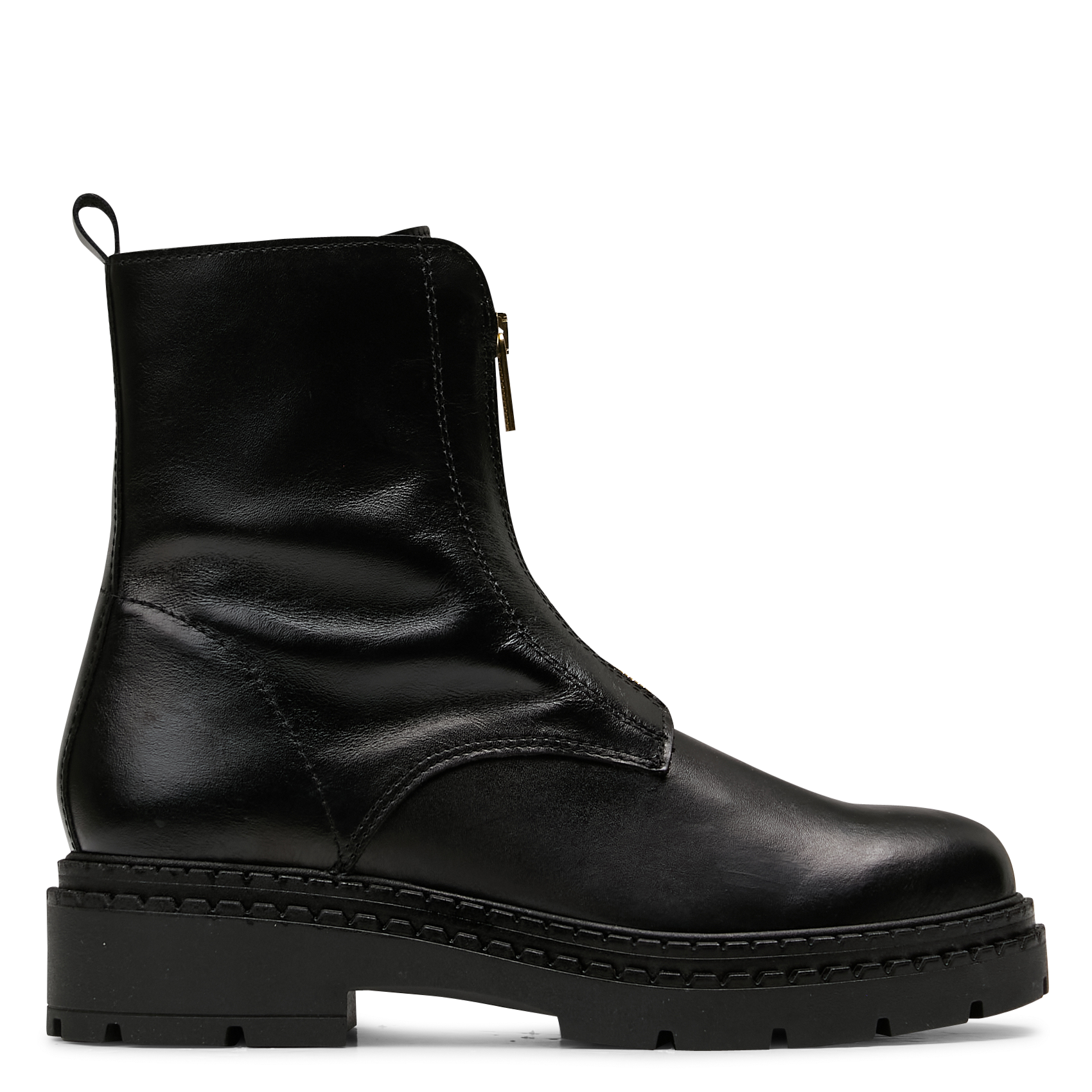 Dice leather ankle boots LA FEE MARABOUTEE Black