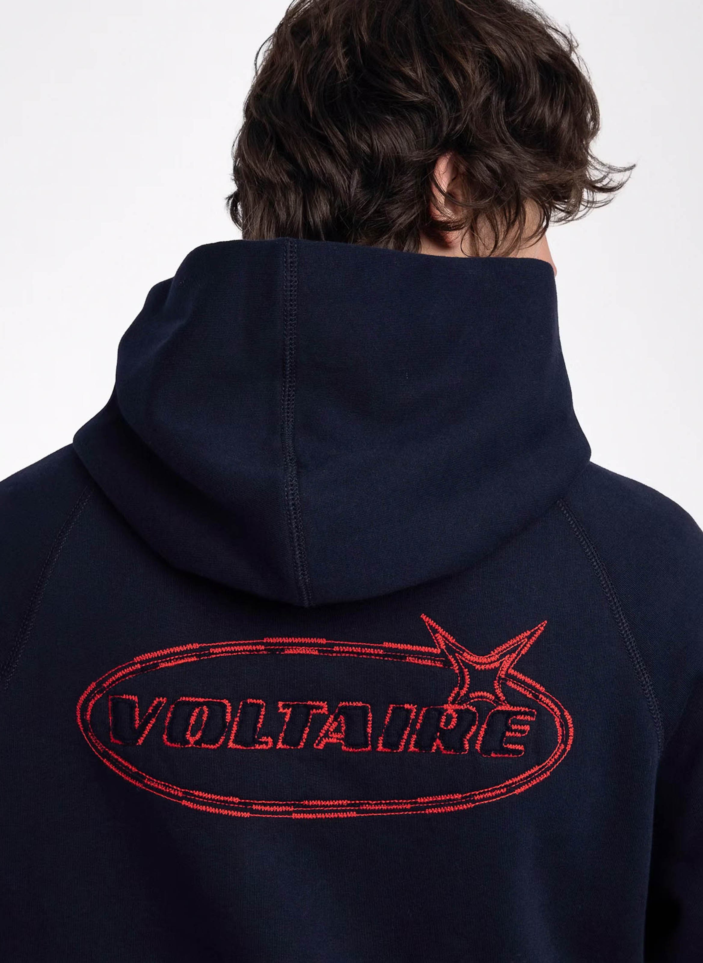 Straight cotton hoodie ZADIG&VOLTAIRE Blue