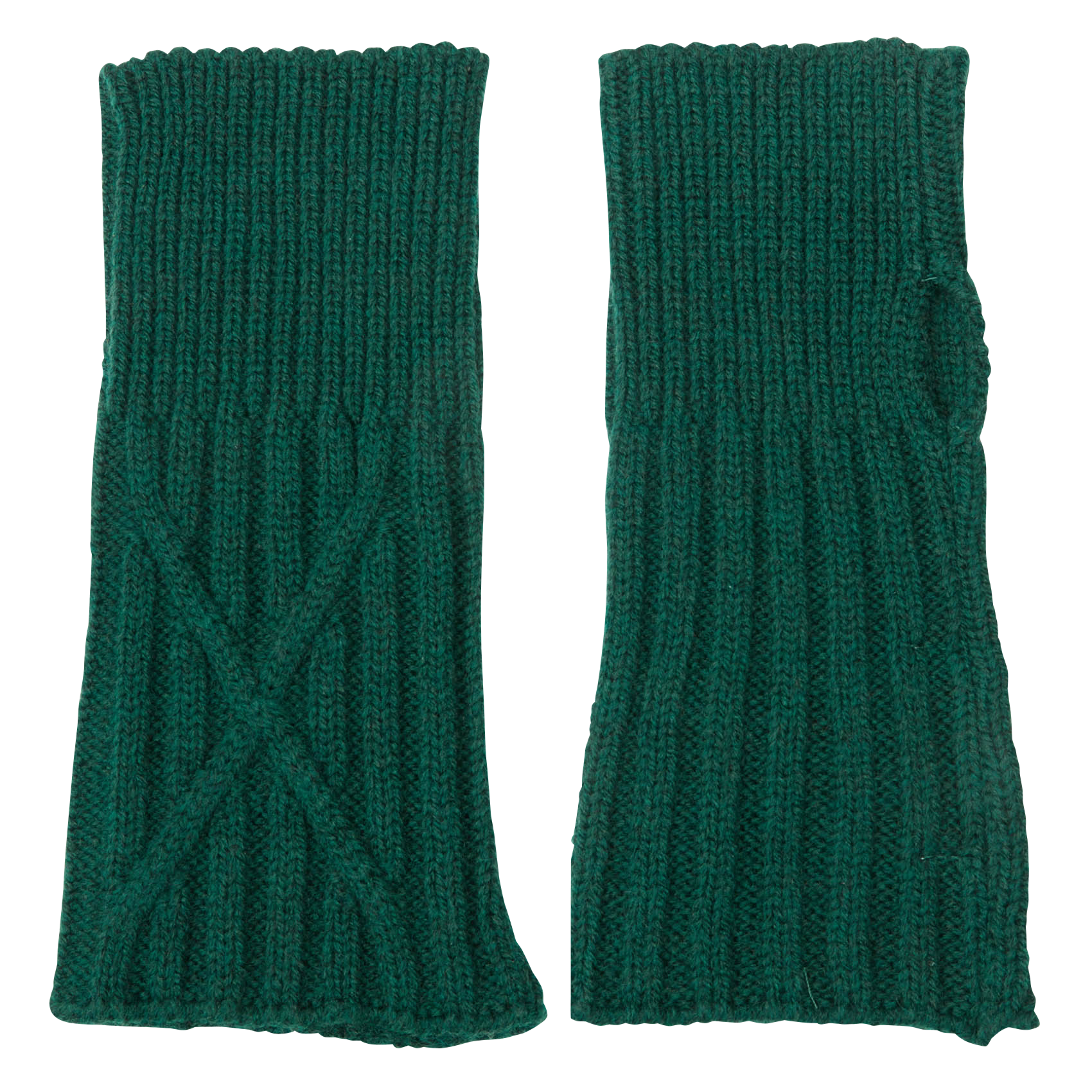 Gebreide wanten van gemengde wol ACOTE Groen