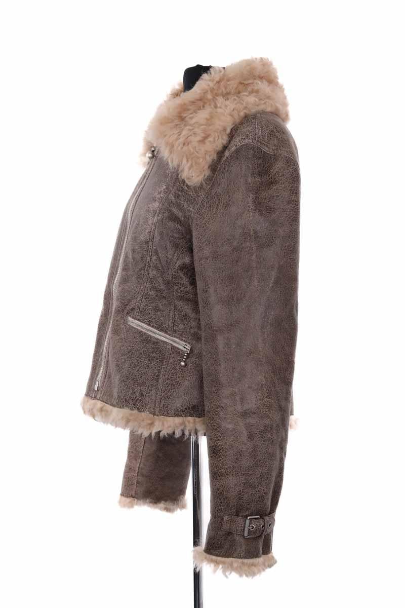 Sheepskin jacket ACNE STUDIOS - Seconde Main Brown