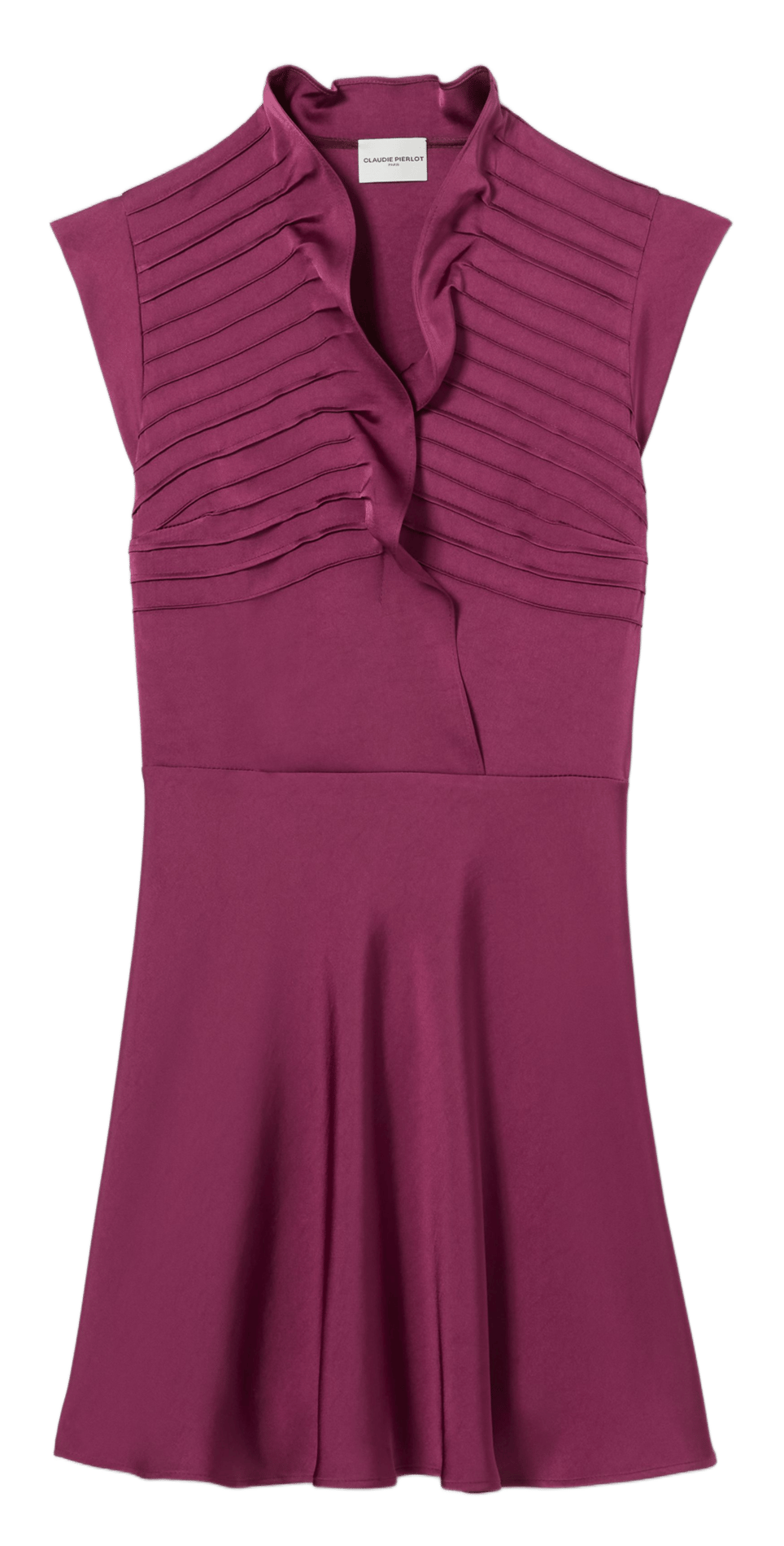Fließendes Kurzkleid CLAUDIE PIERLOT Violett
