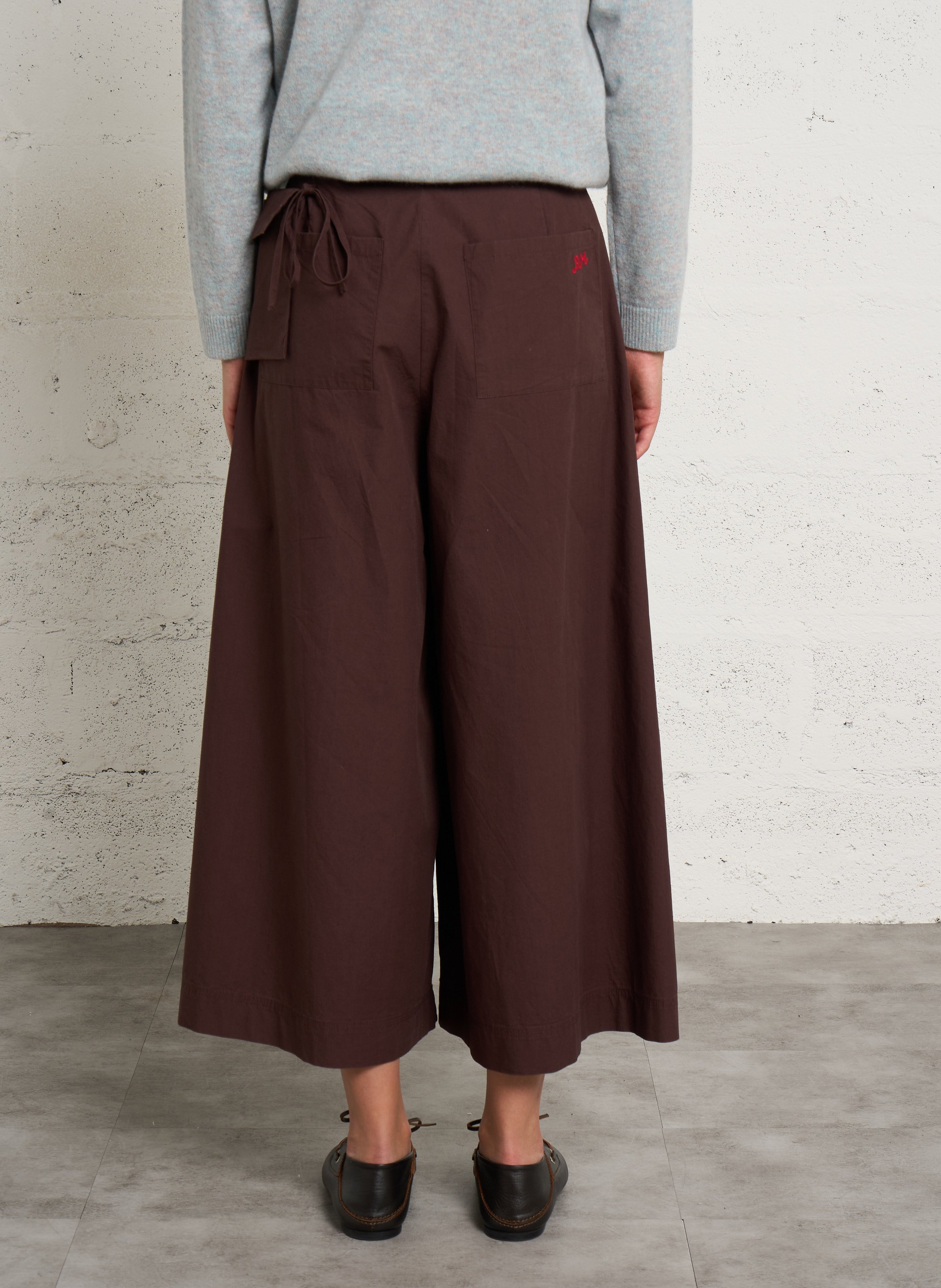High-waisted Bermuda shorts DAMSON MADDER Brown
