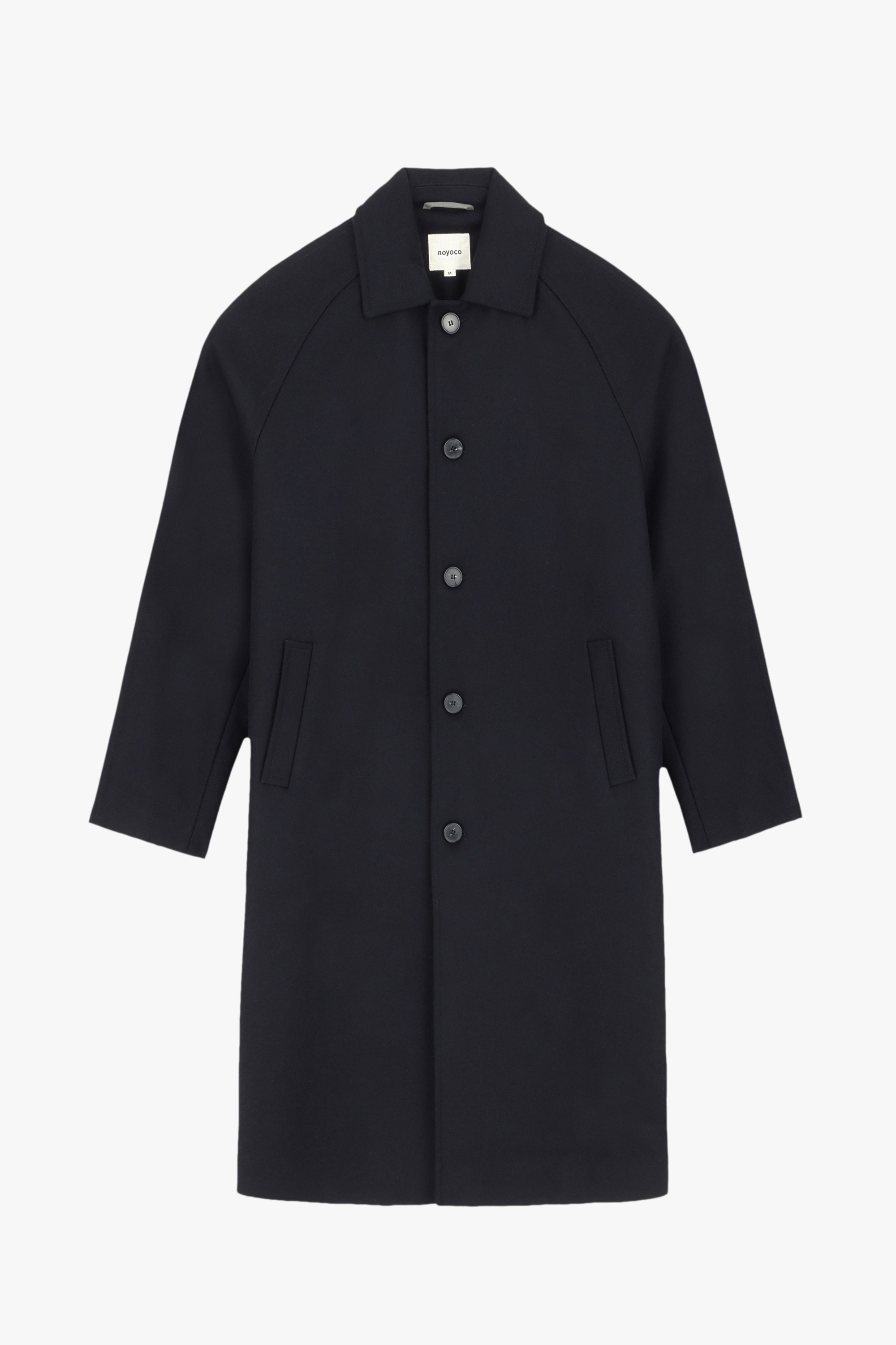 Raglan coat mac Mayfair Noyoco Blue