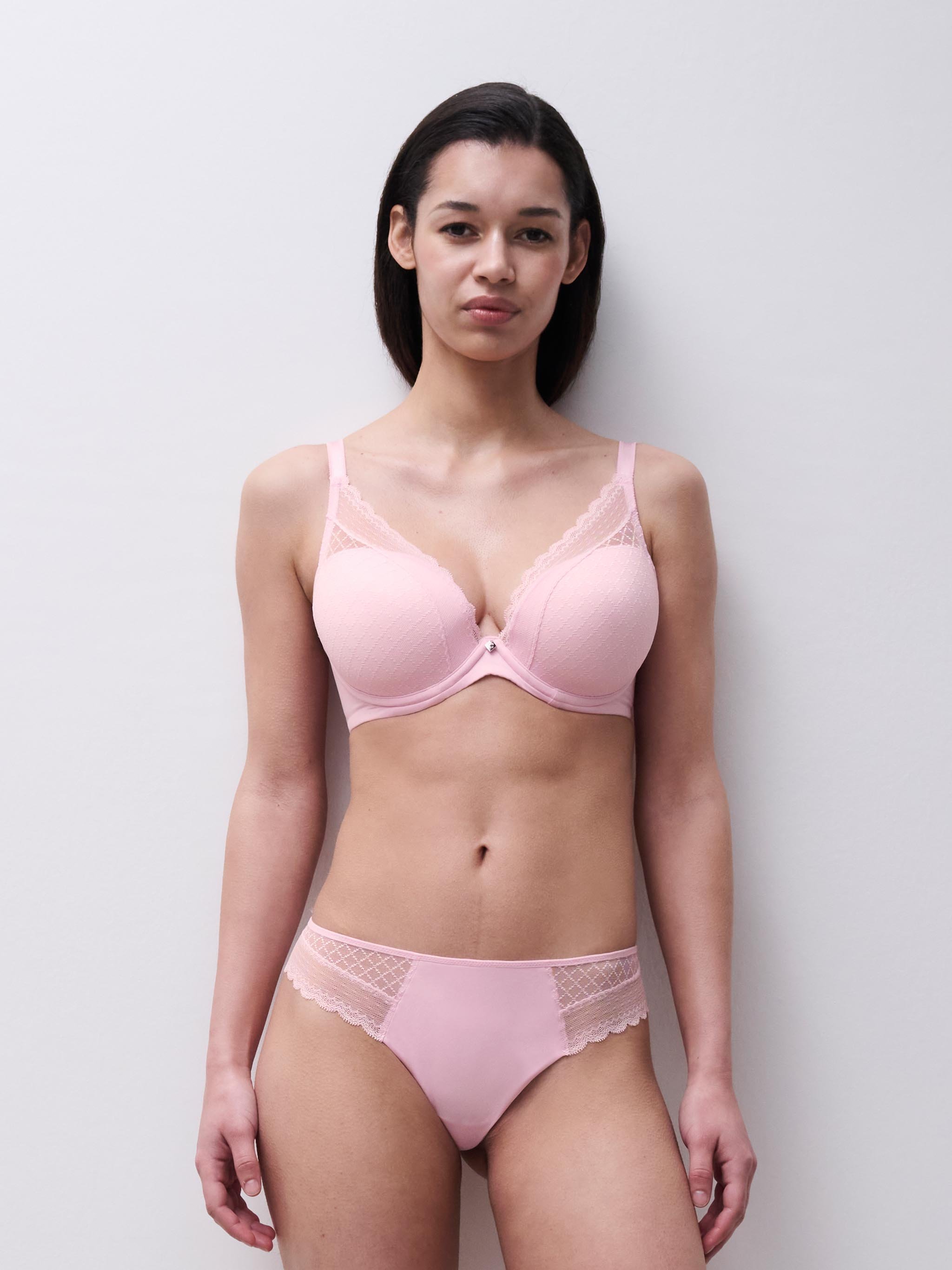 Plunge cup bra CHANTELLE Pink