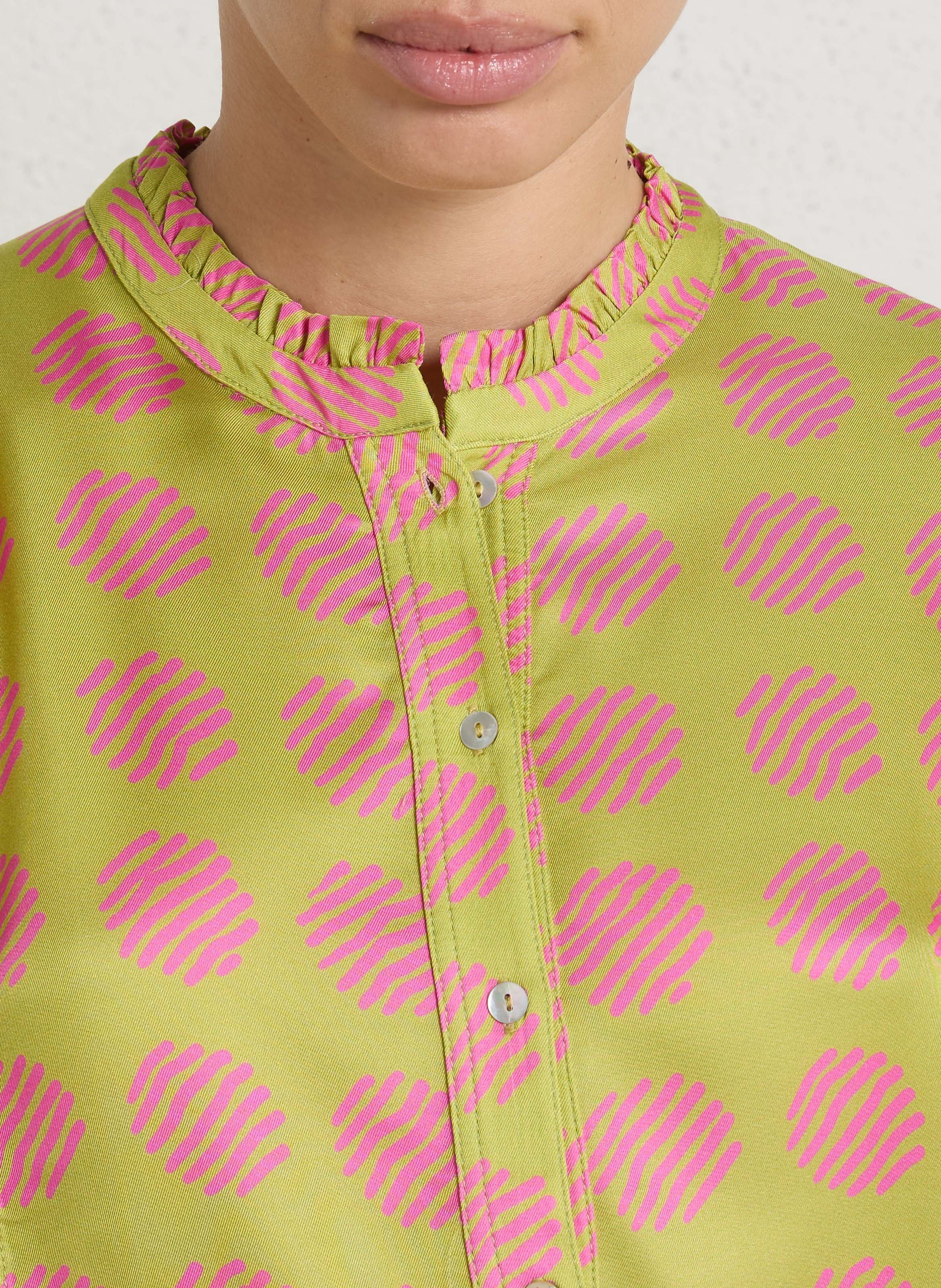 Bluse mit Rundhalsausschnitt DR BLOOM Golden