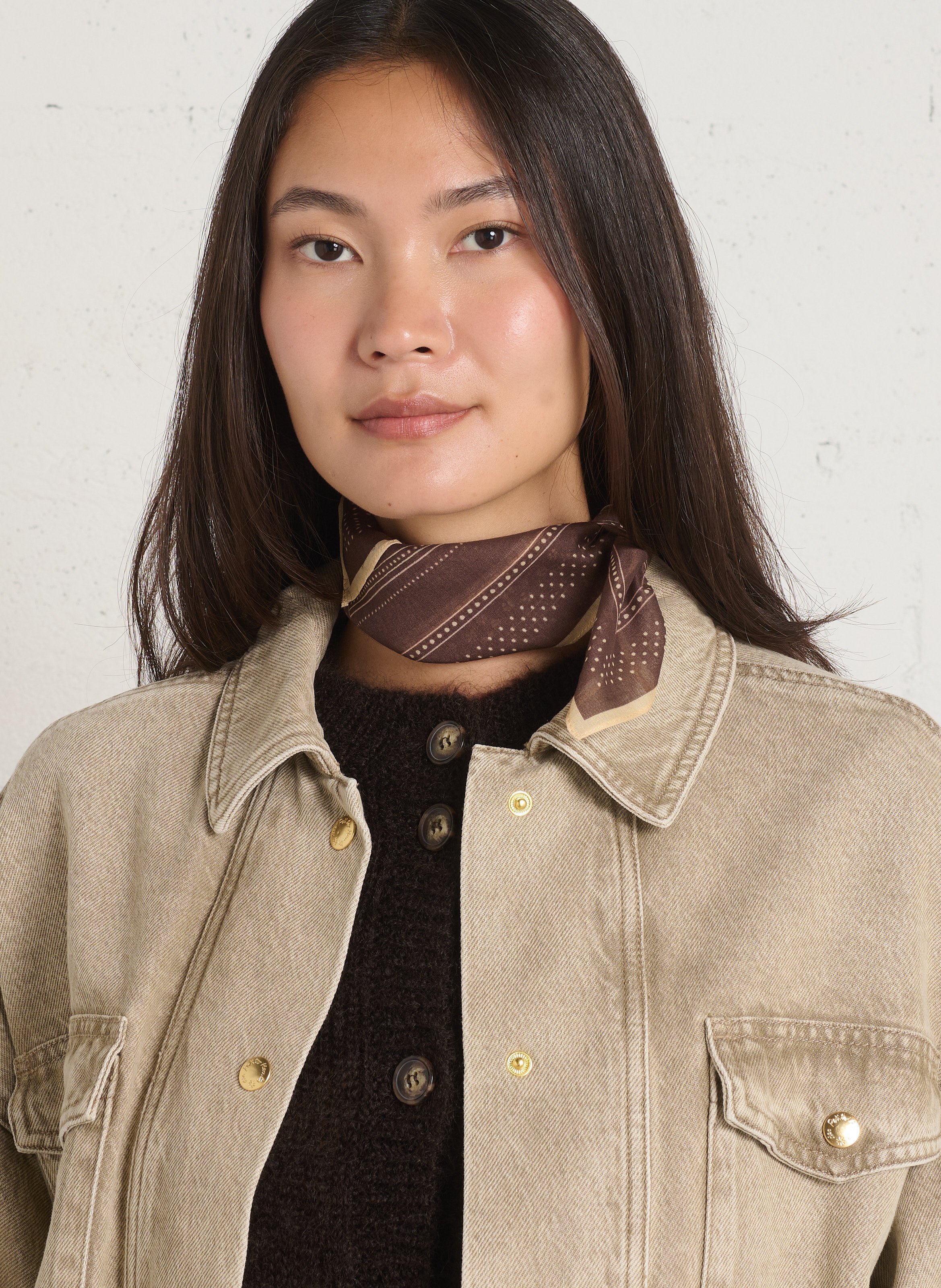 Foulard carré à motifs BECKSONDERGAARD