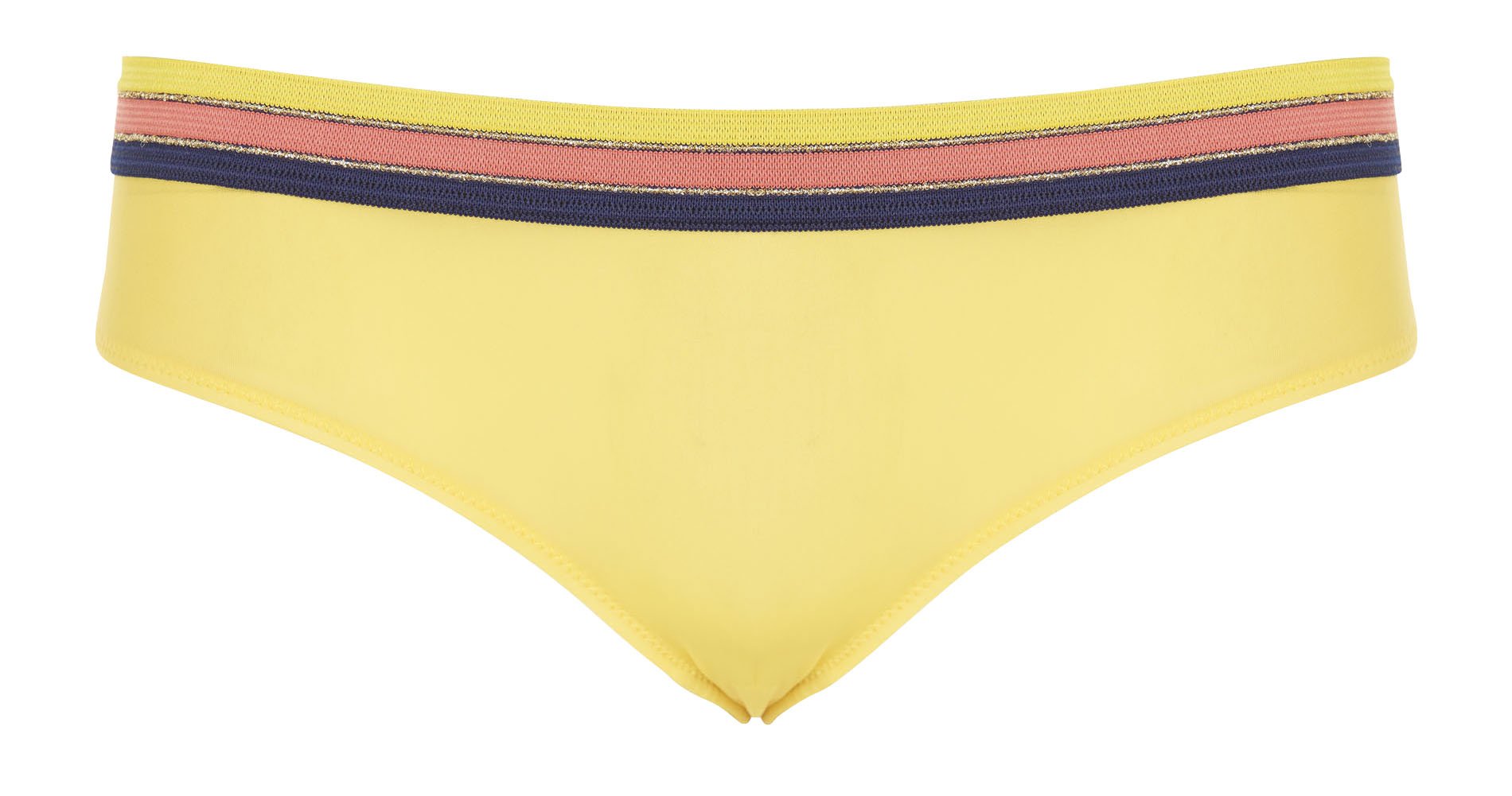 Lurex-stripe panties MOMONI Yellow