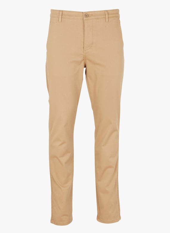 Pantalon slim fit en coton mélangé  | Beige by DOCKERS Pantalon slim fit en coton mélangé  Beige
