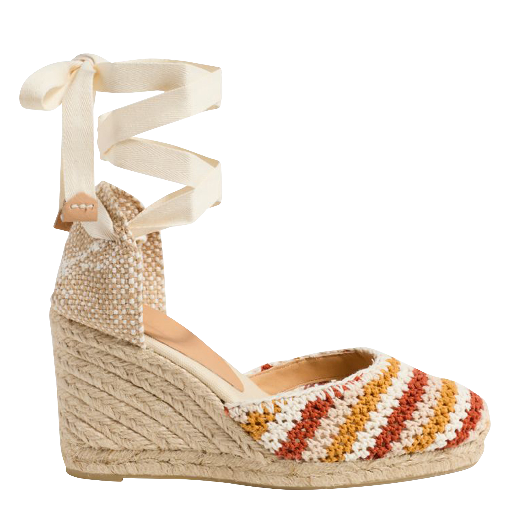 Espadrilles compensées en crochet  CASTANER Multicolore