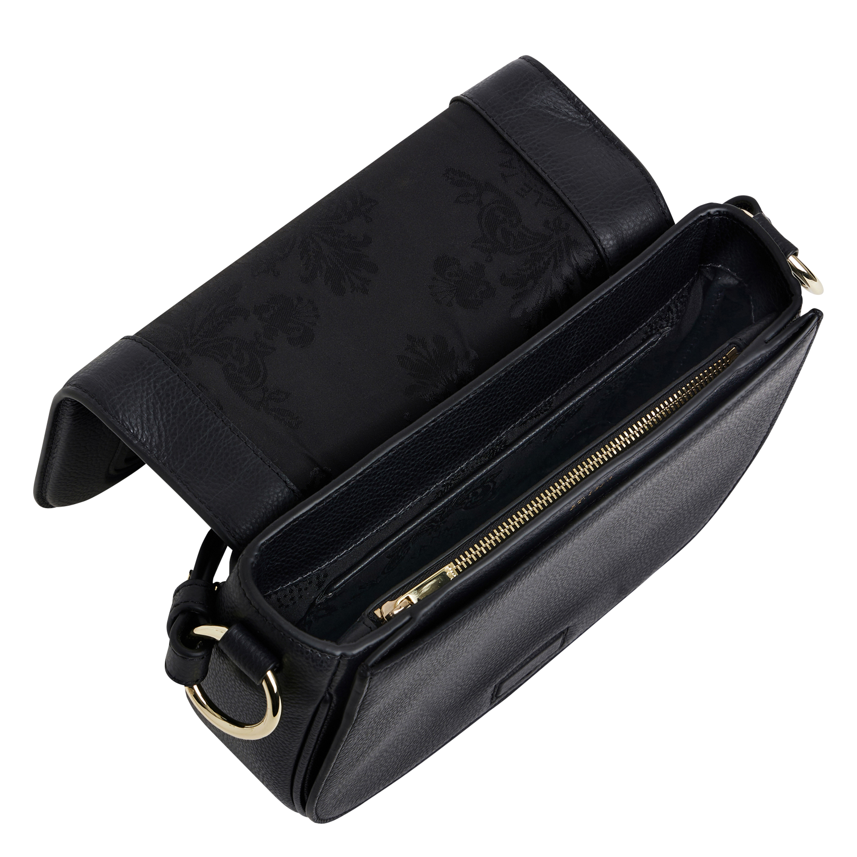 Sac épaule en cuir  LE TANNEUR Noir