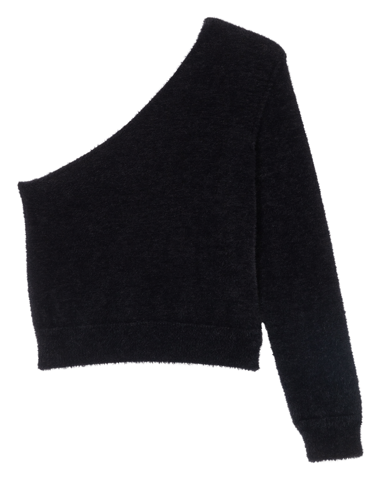 Trui met asymmetrische hals ZwartMAJE