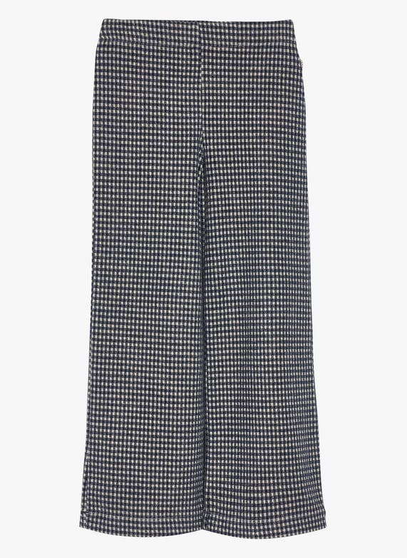 Pantalon flare vichy sale