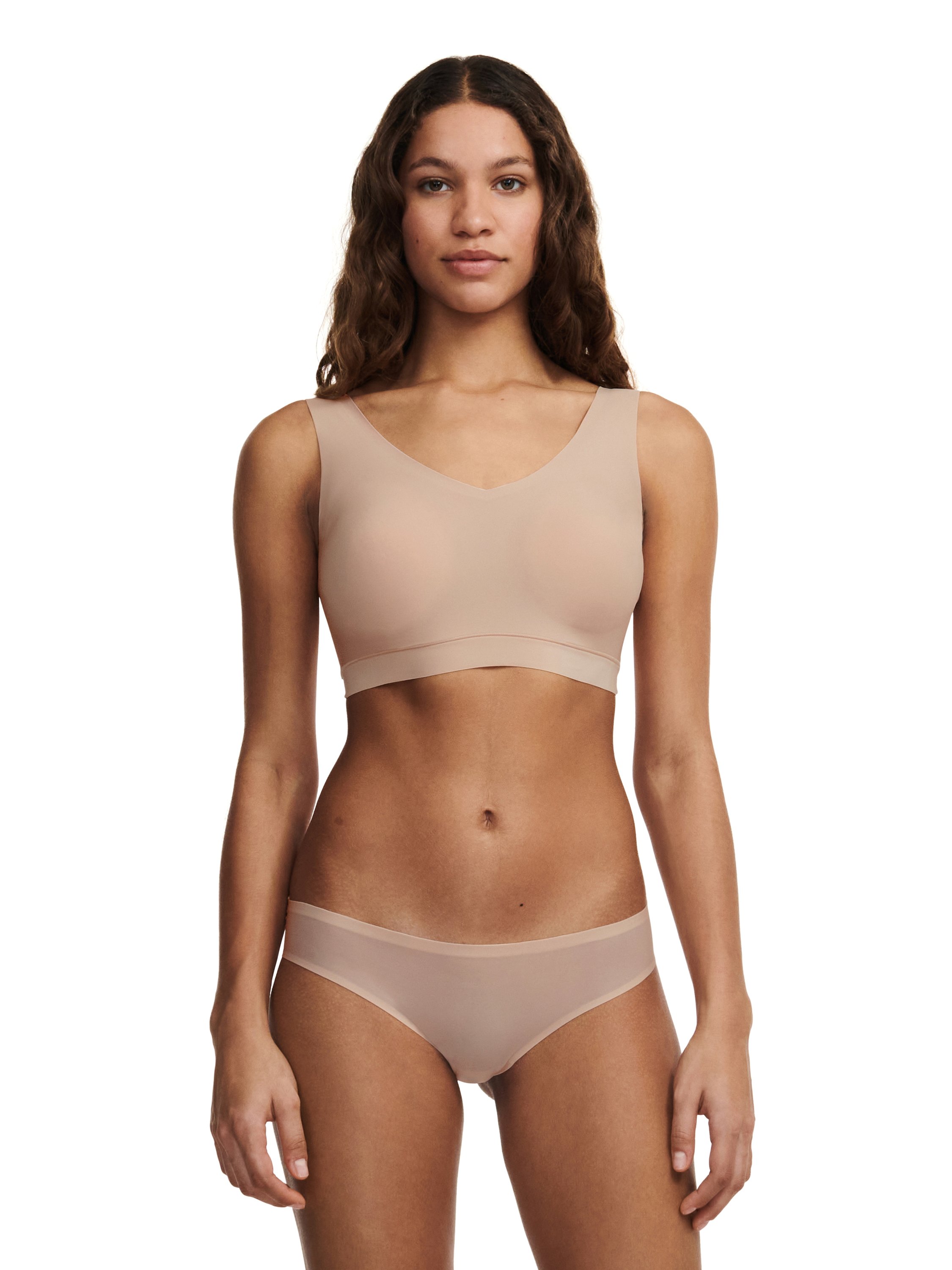 Brassière coques v neck | Beige CHANTELLE Femme