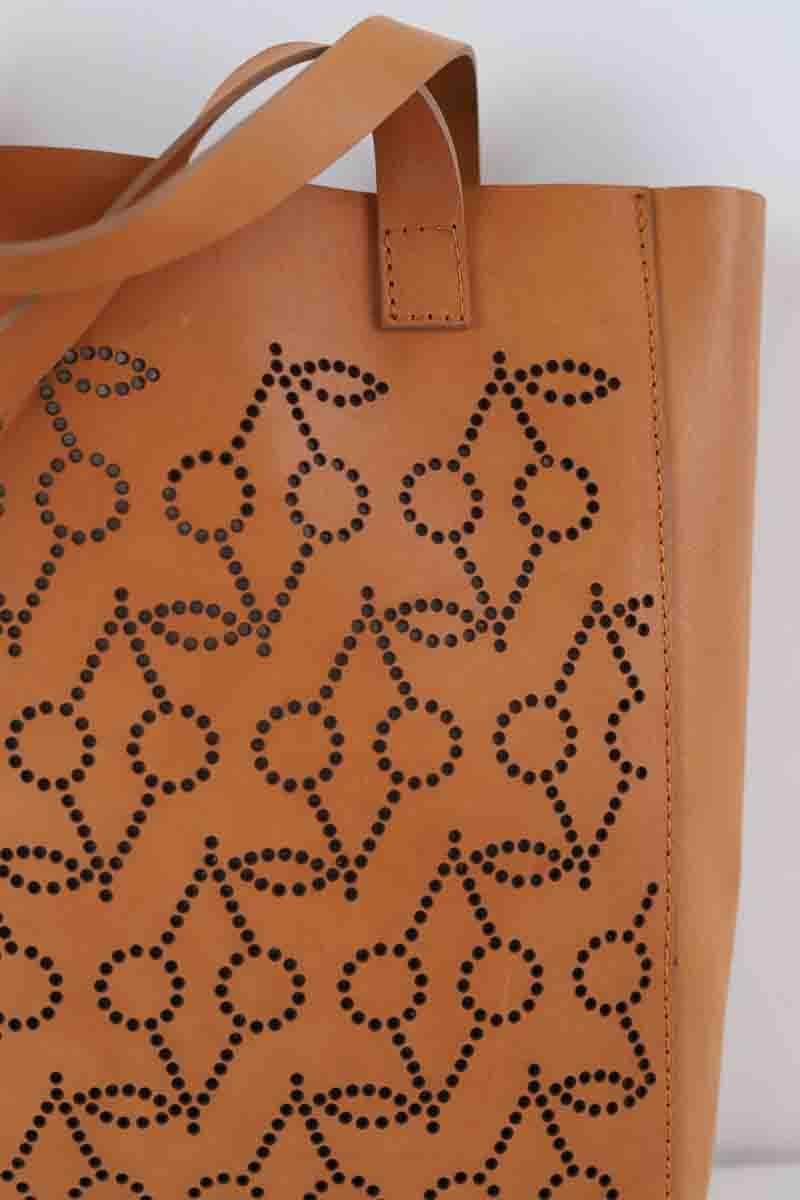 Leather clutch bag BONPOINT - Seconde Main Brown