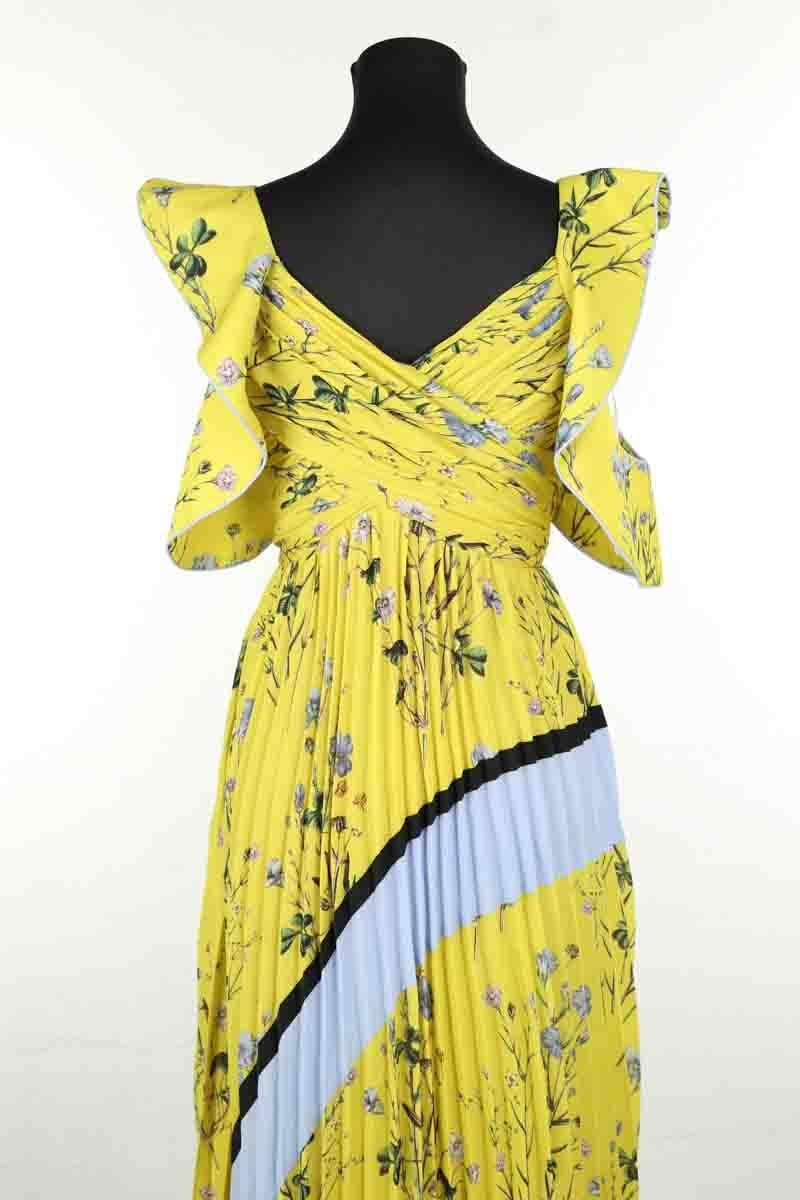 Yellow dress SELF PORTRAIT - Seconde Main Yellow