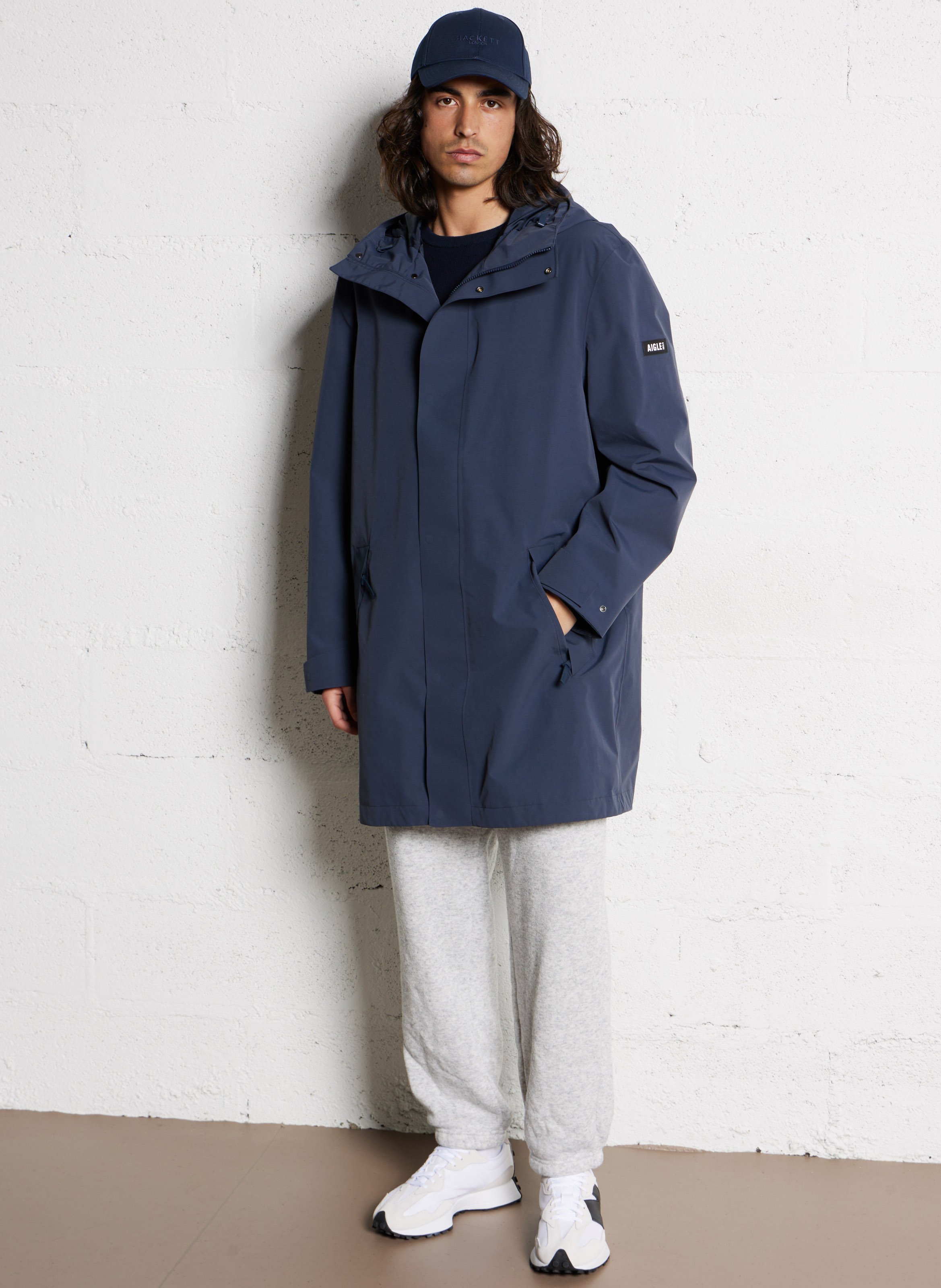 Parka à capuche  AIGLE Bleu